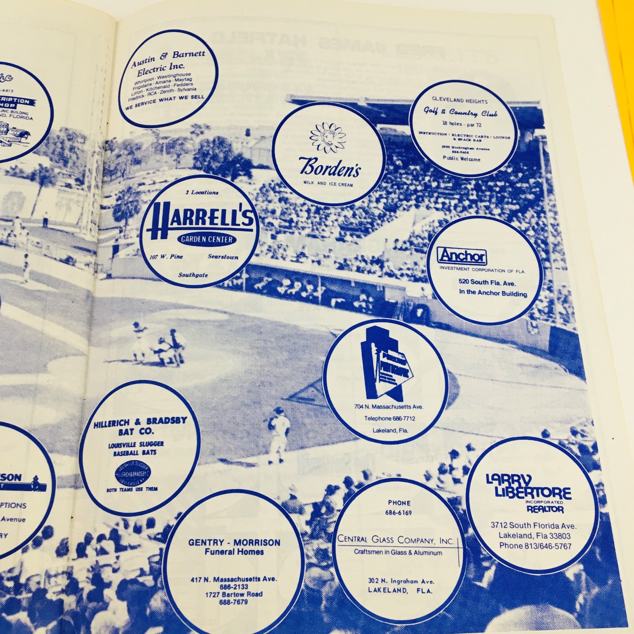 1977 MLB Baseball Lakeland Flying Souvenir Program