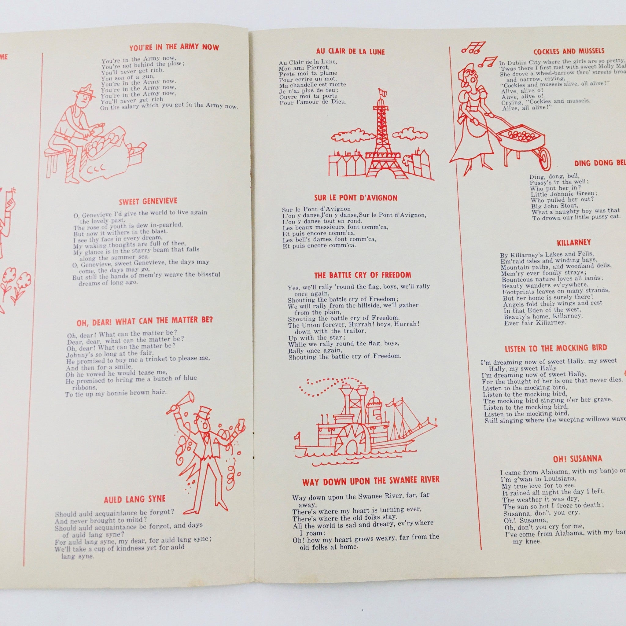 1964 Sing of the U.S.A. with Chevrolet Song Book