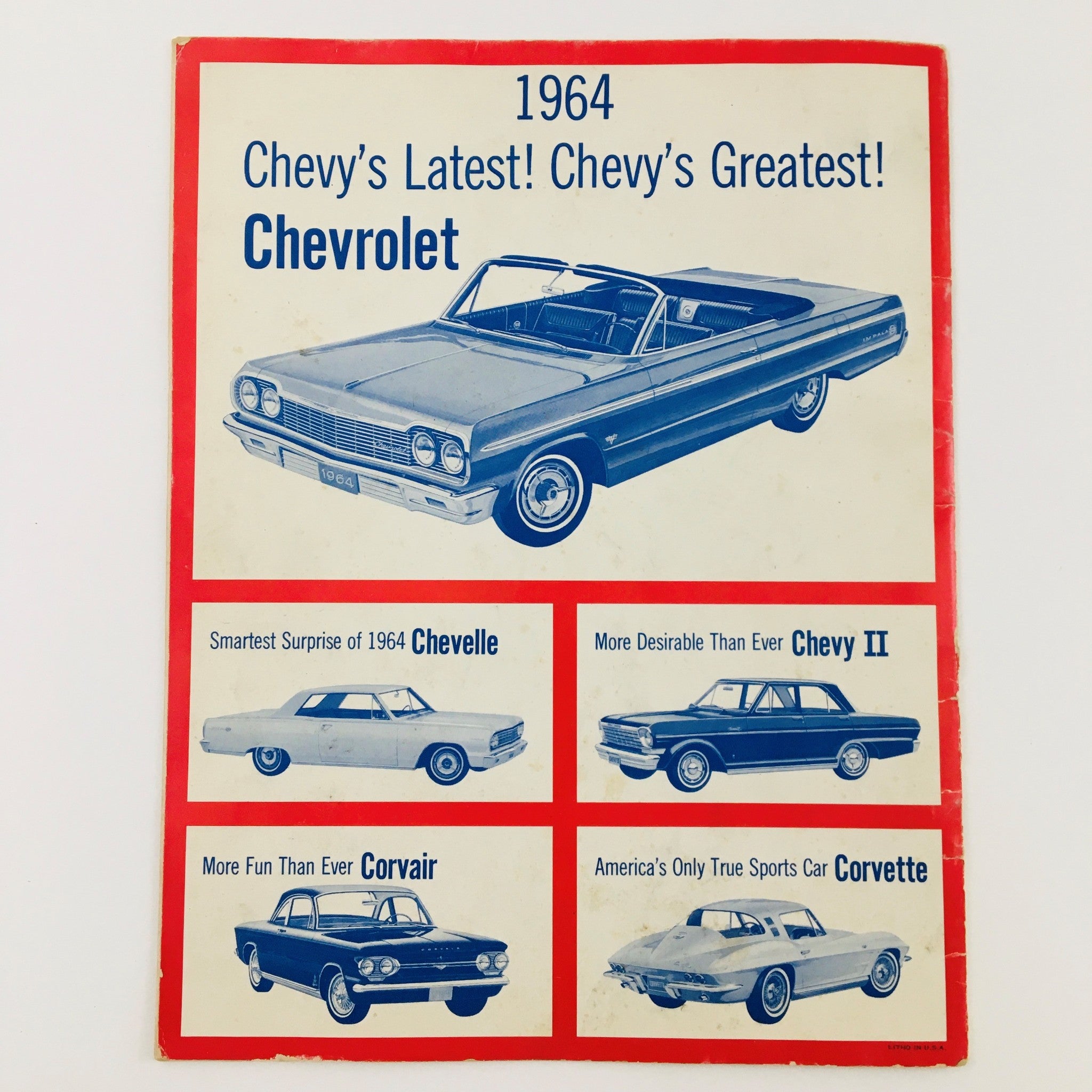 1964 Sing of the U.S.A. with Chevrolet Song Book