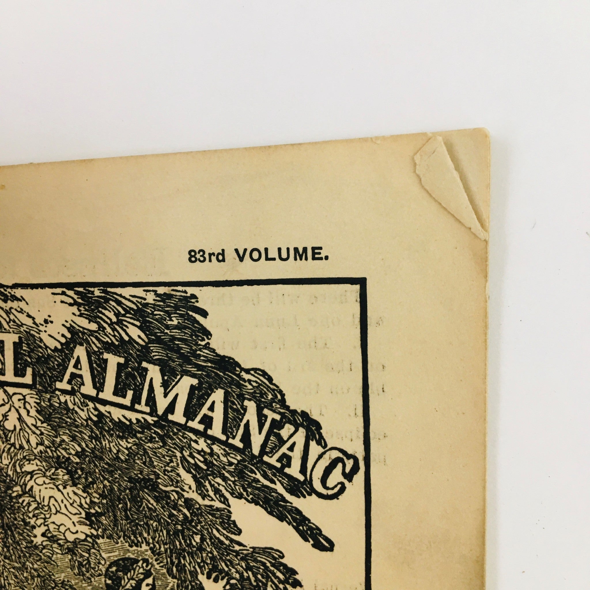 Agricultural Almanac For The Year Of Our Lord 1908 83rd Volume