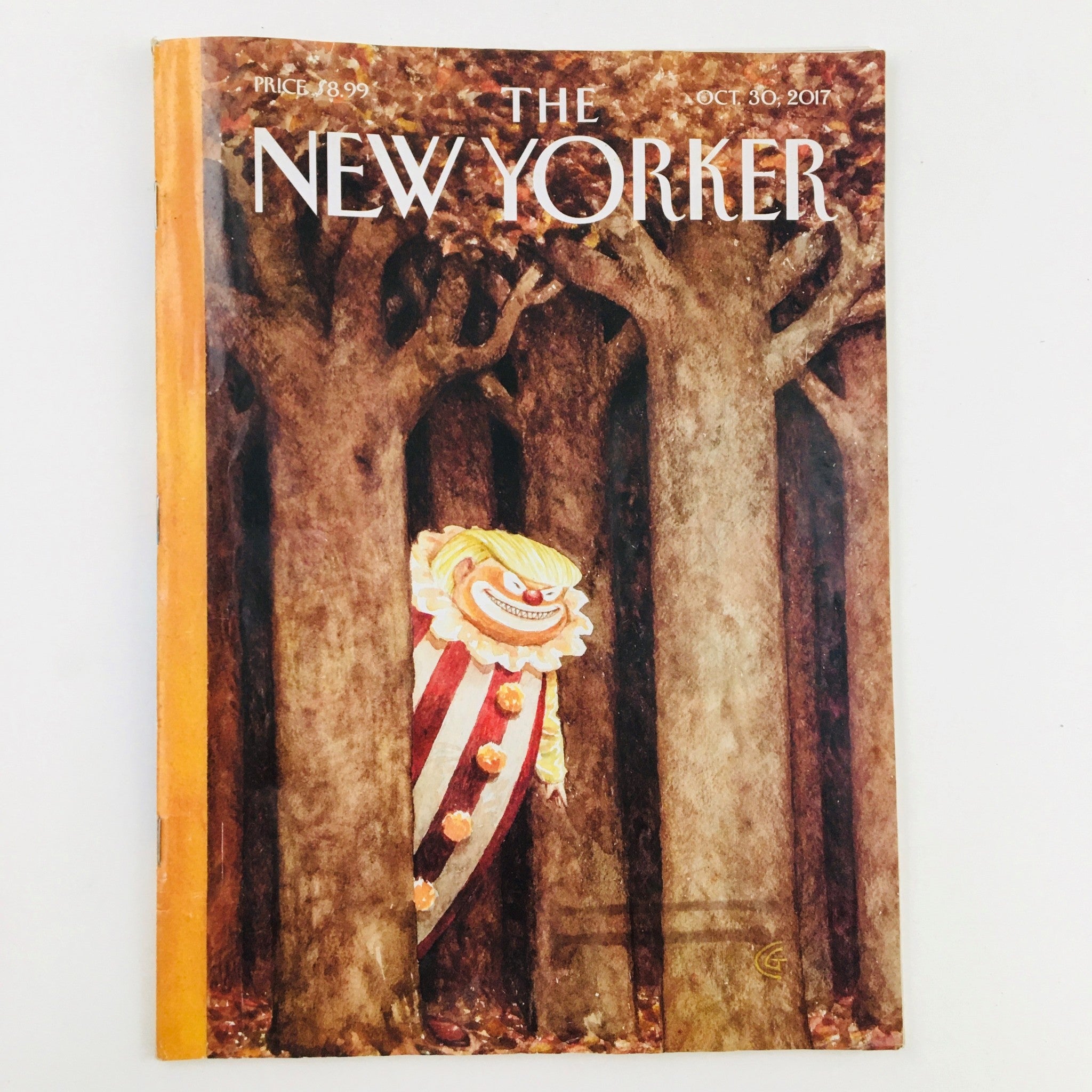 The New Yorker Magazine October 30 2017 October Surprise by Carter Goodrich