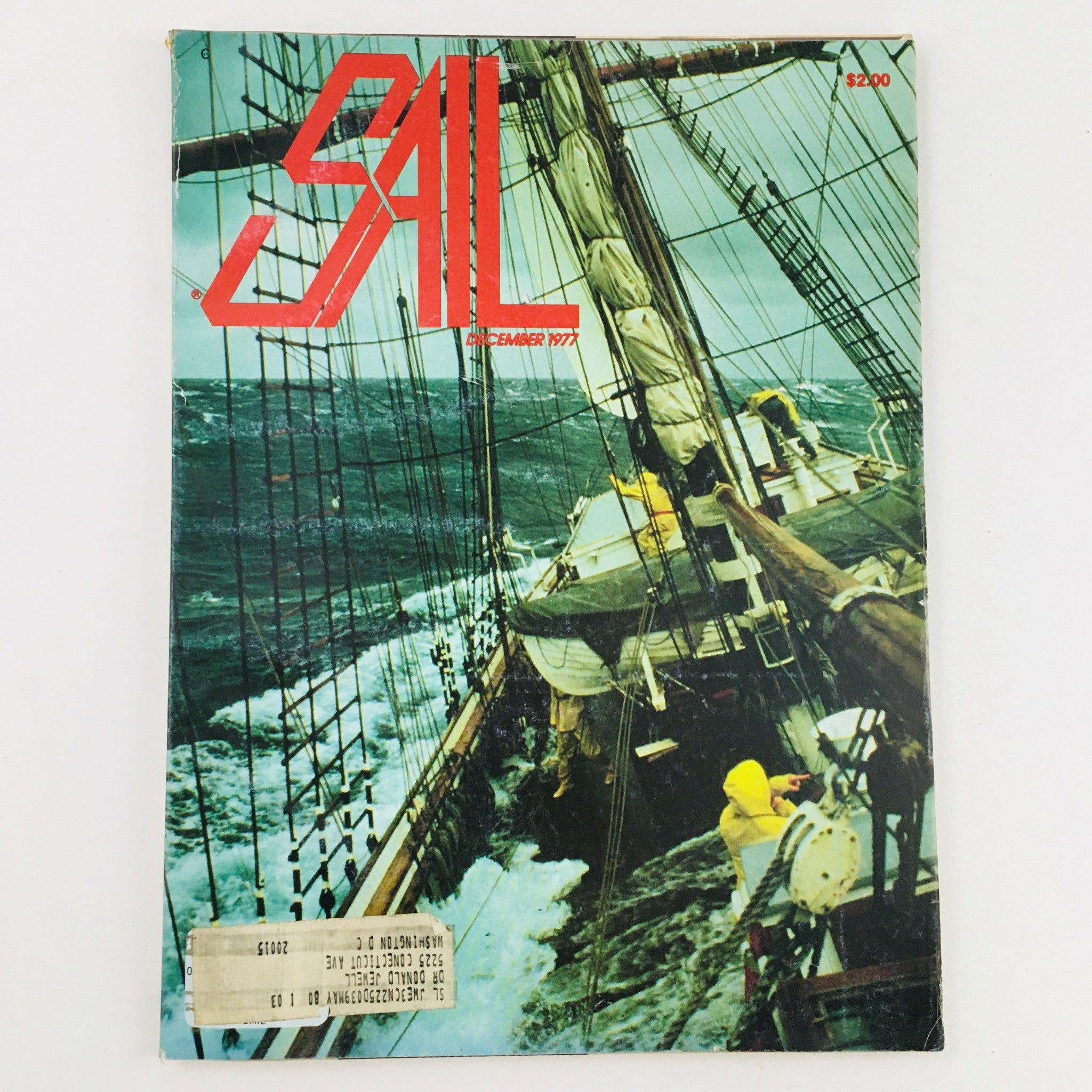 Sail Magazine December 1977 The Three-Master Barkentine r/v Regina Maris