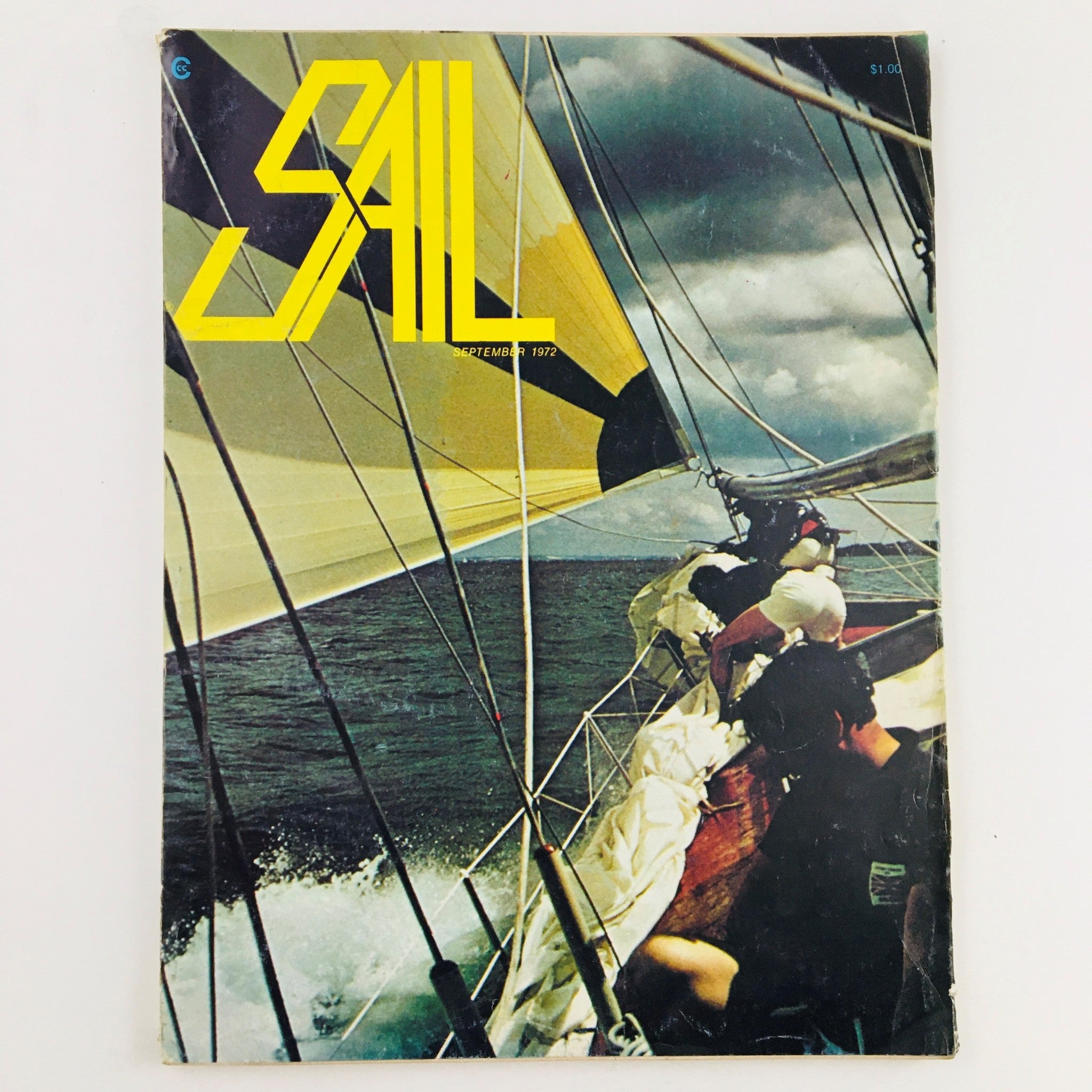 Sail Magazine September 1972 Star Cut Pinnaker Photo by Norris D. Hoyt No Label