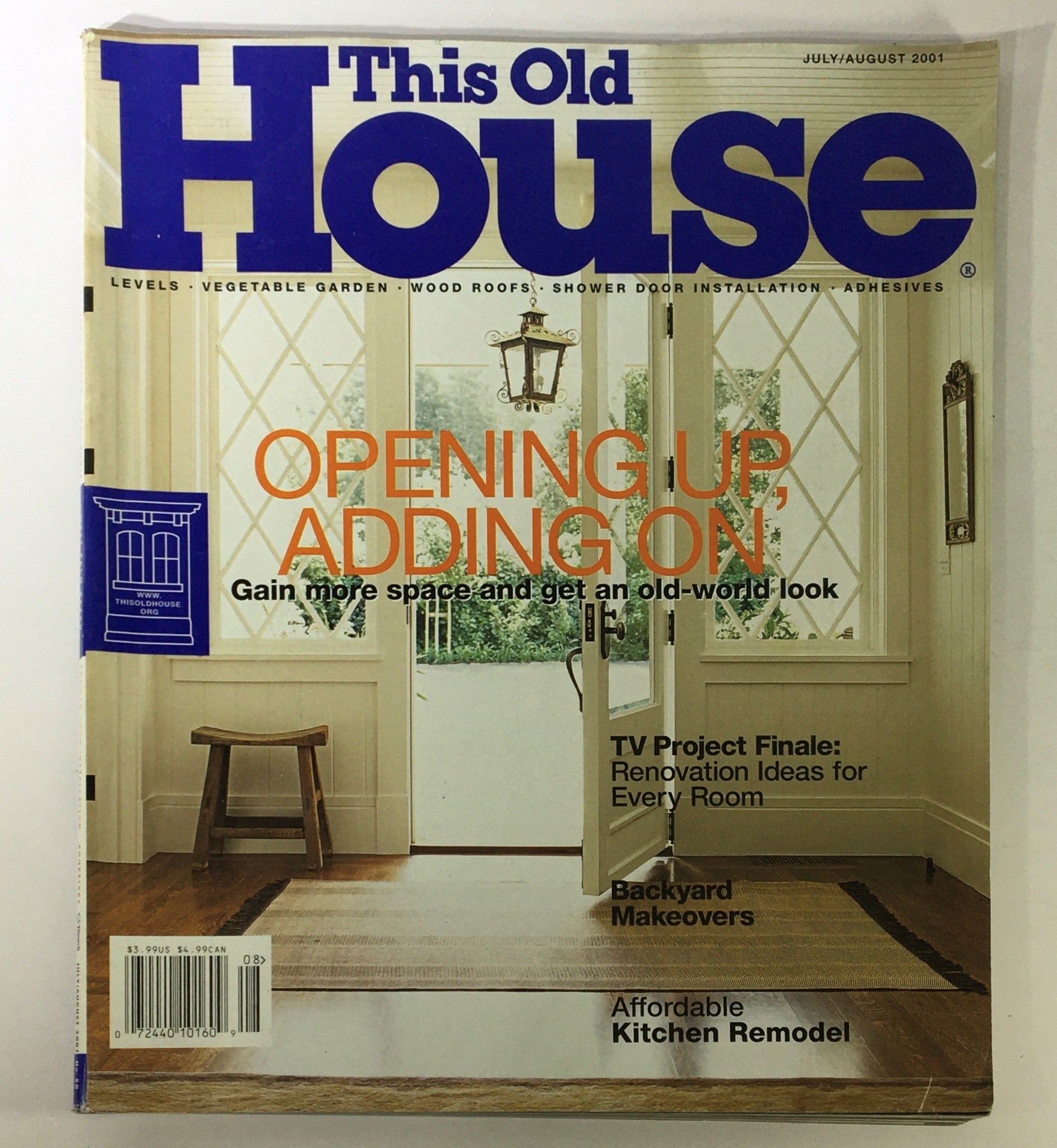 This Old House Magazine July August 2001 - Affordable Kitchen Remodel