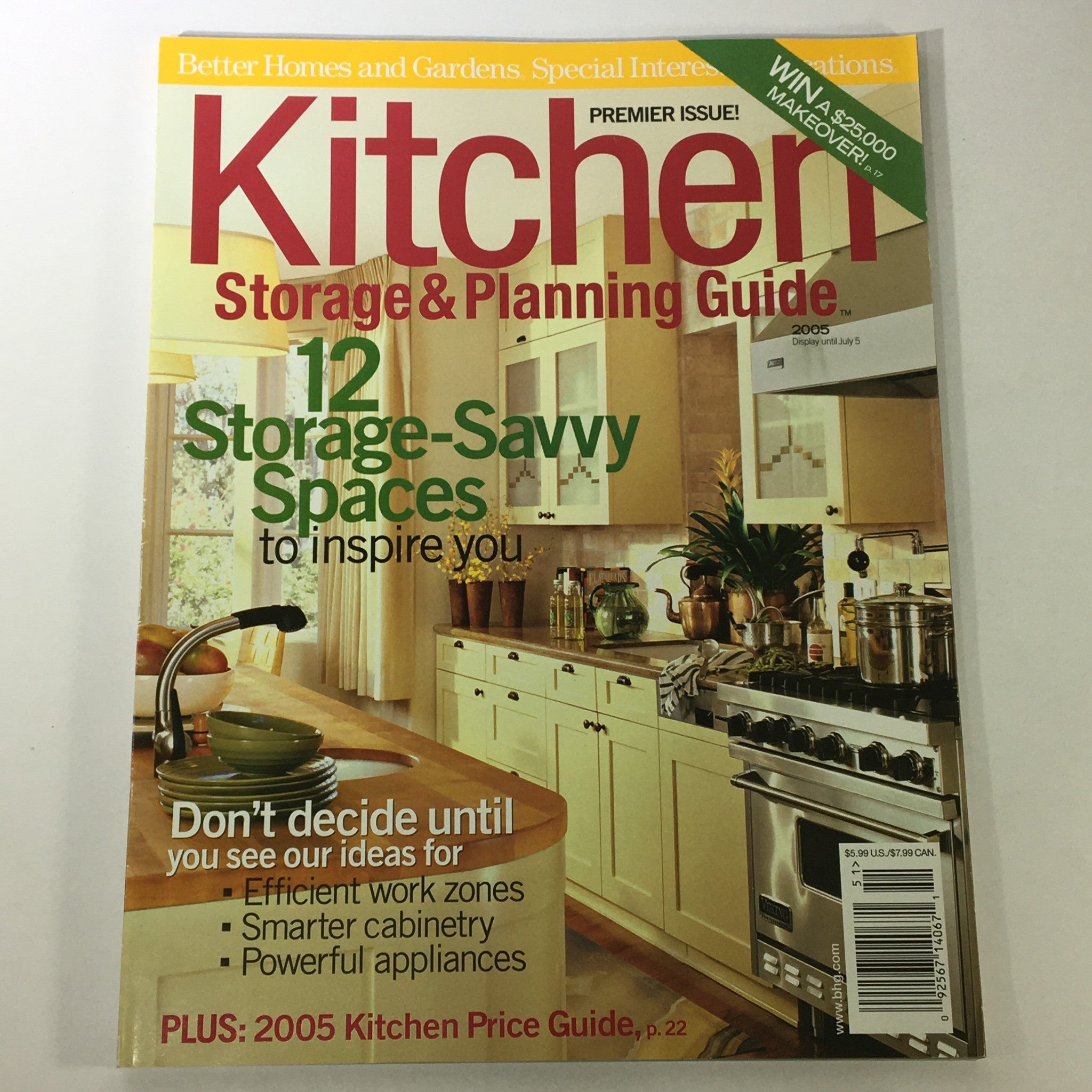 Better Homes and Gardens July 2005 - 12 Savvy Kitchen Storage & Planning Guide