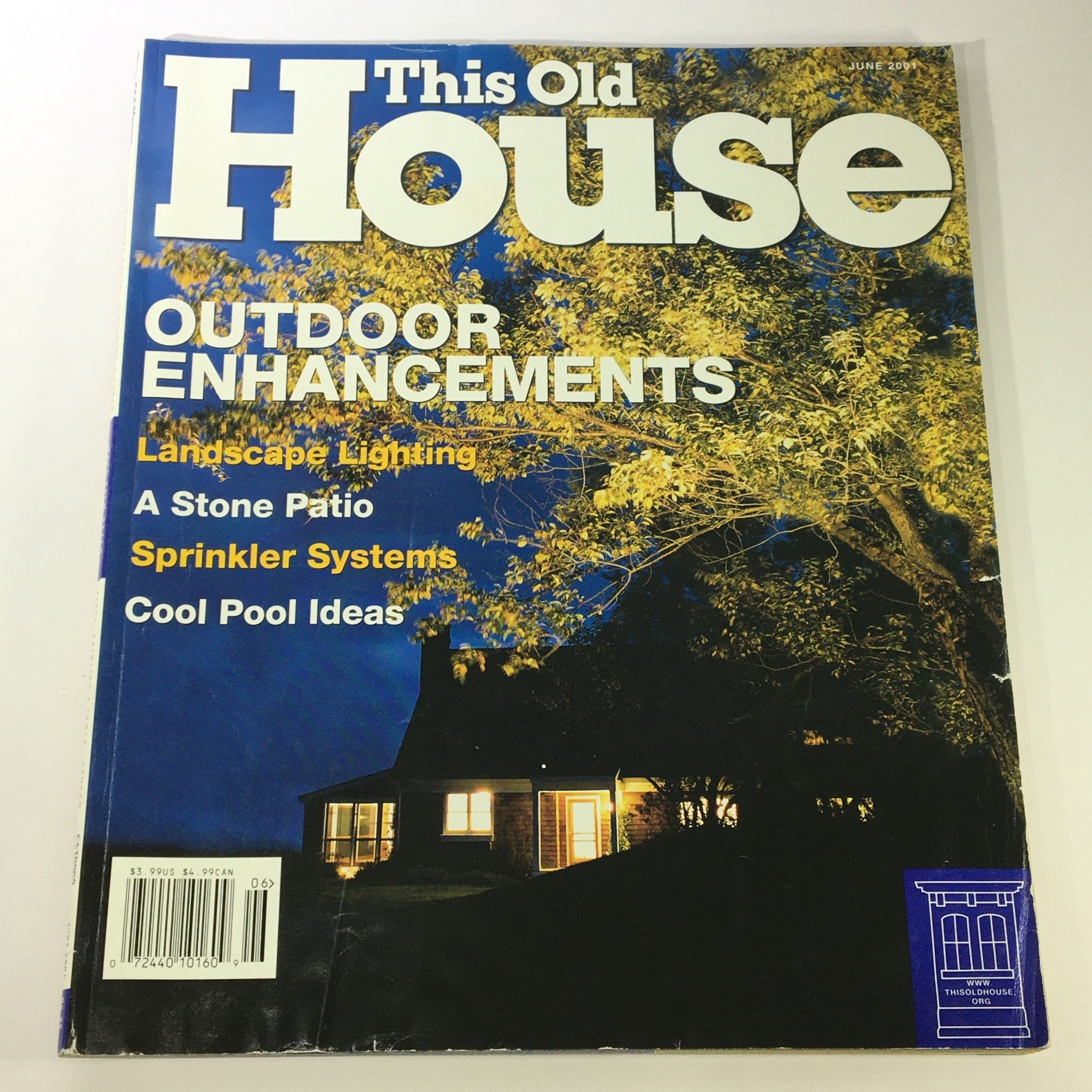 This Old House Magazine June 2001 #49 - Outdoor Enhancements / Landscape Lights