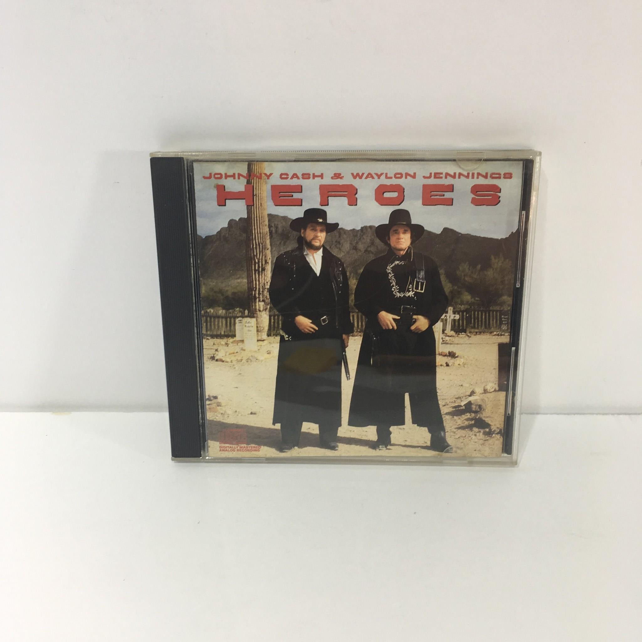 Johnny Cash & Waylon Jennings Heroes Music Audio CD