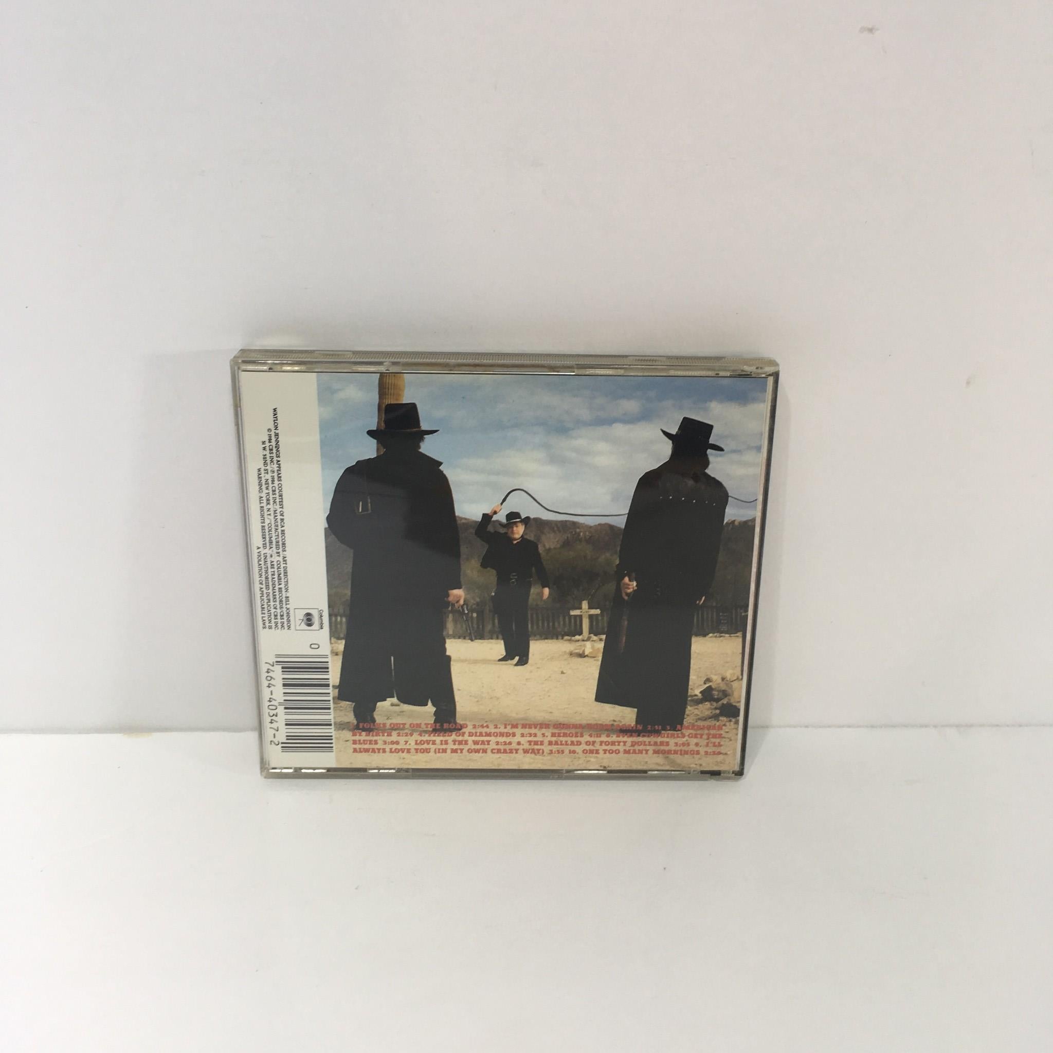 Johnny Cash & Waylon Jennings Heroes Music Audio CD