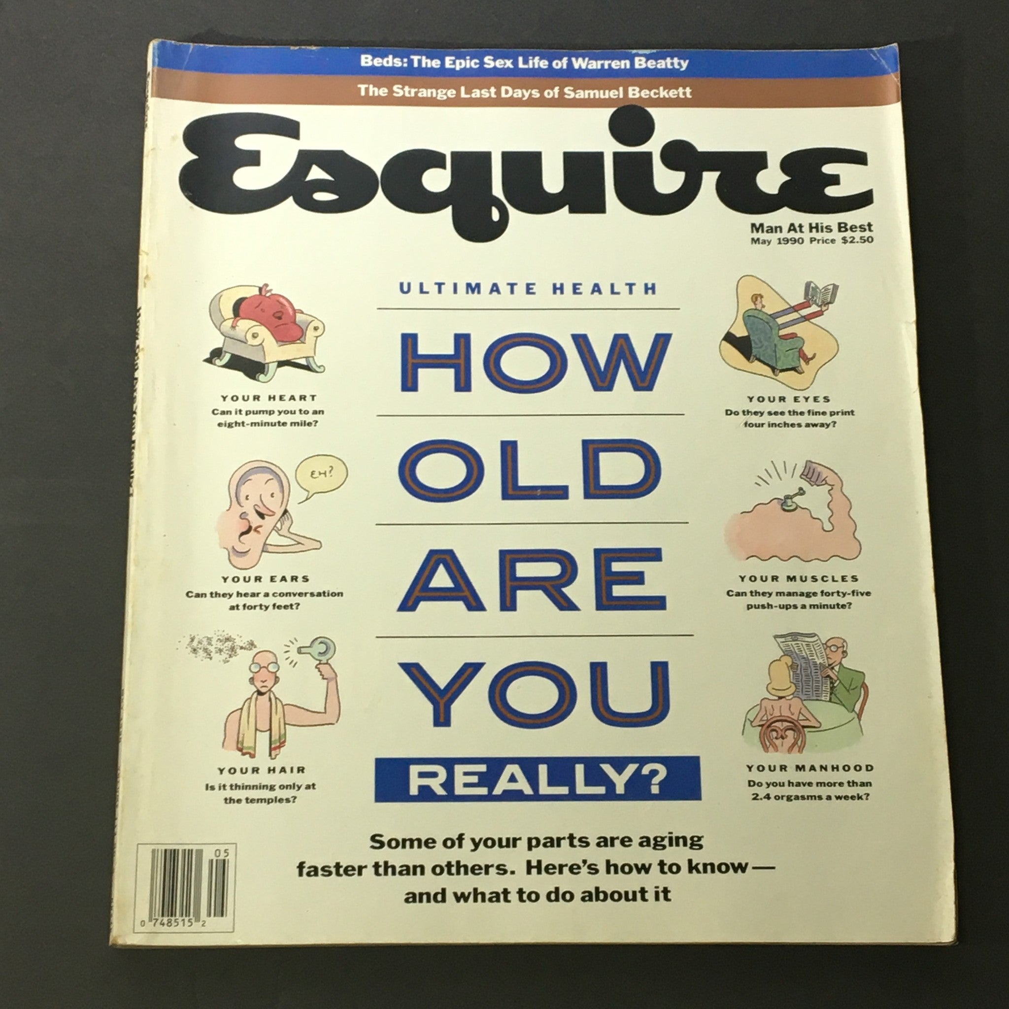 Esquire Magazine May 1990 Vol 113 #5 - Warren Beatty / Samuel Beckett