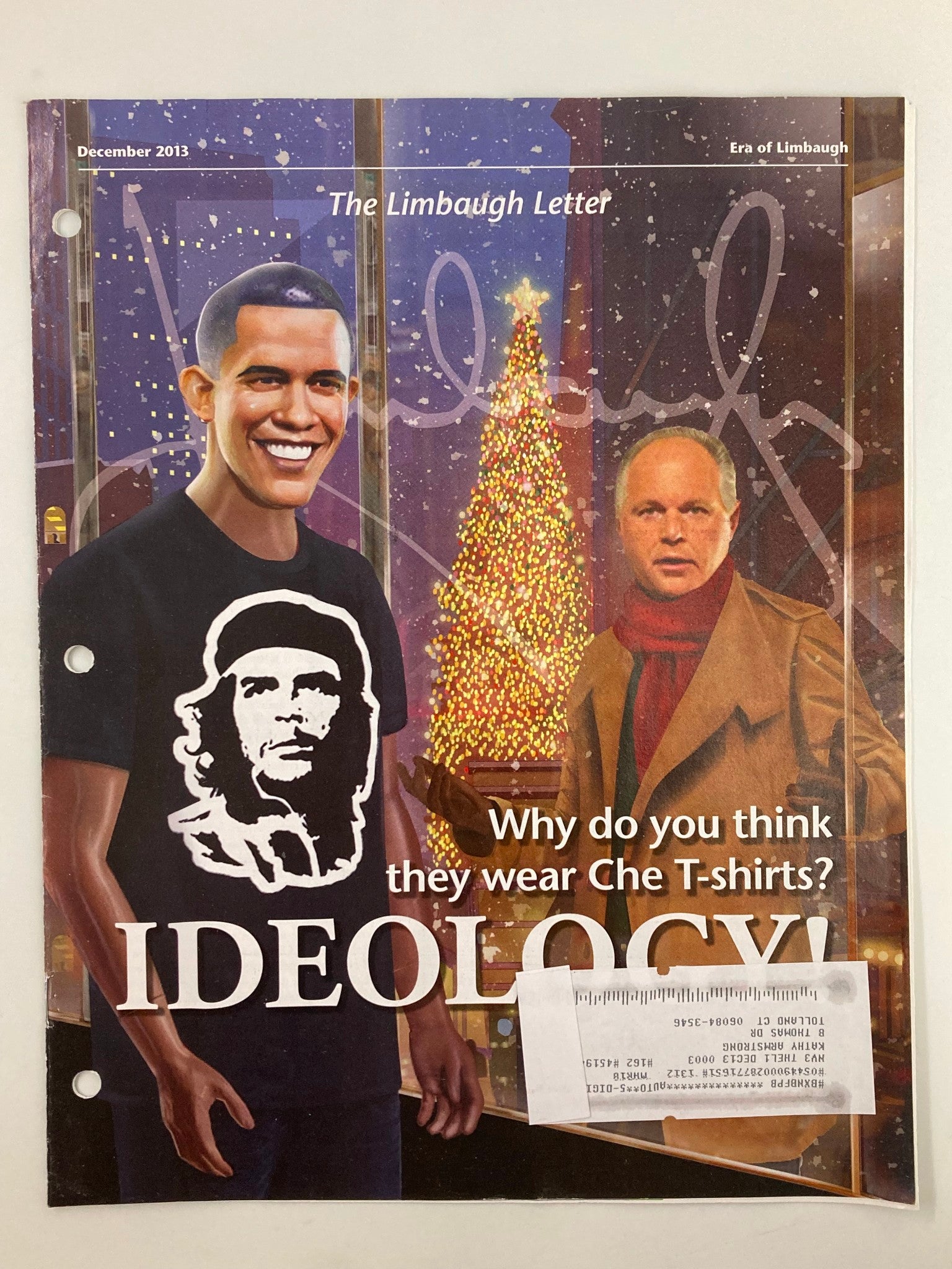 Rush Limbaugh Letter Newsletter Magazine December 2013