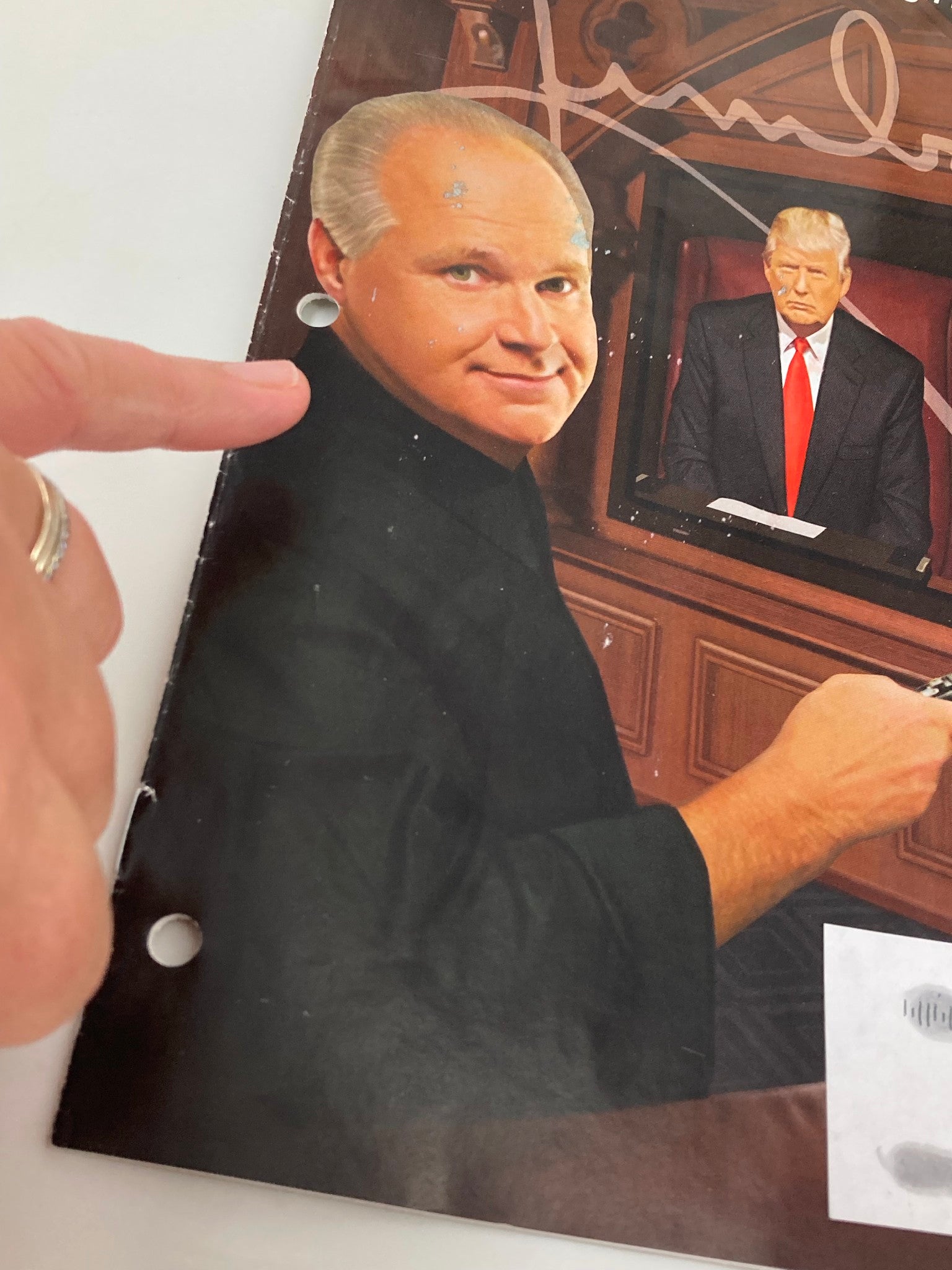 Rush Limbaugh Letter Newsletter Magazine October 2016 Reality TV Election