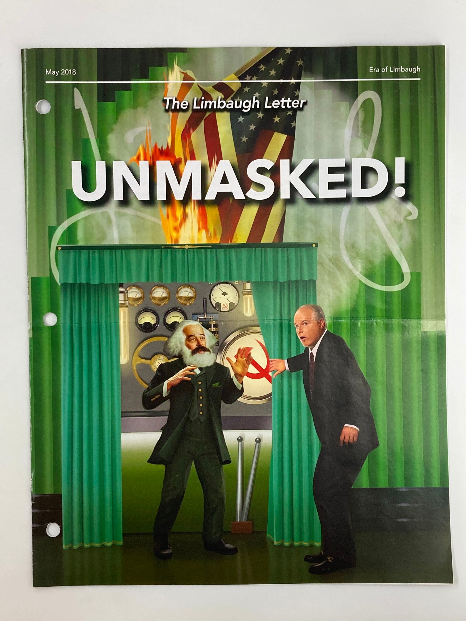 Rush Limbaugh Letter Newsletter Magazine May 2018 Unmasked