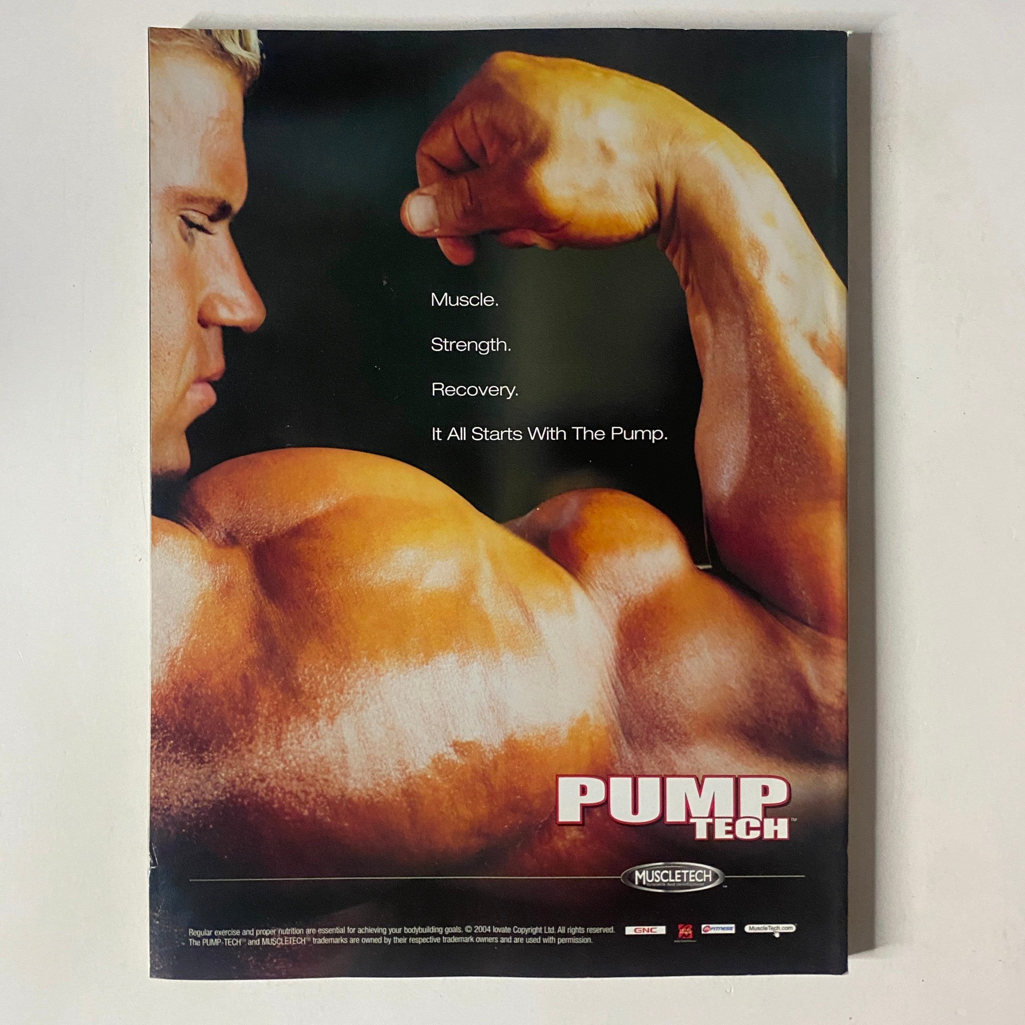 Advertisement page from MuscleMag International Magazine June 2005 promoting MuscleTech products, focusing on muscle, strength, and recovery.