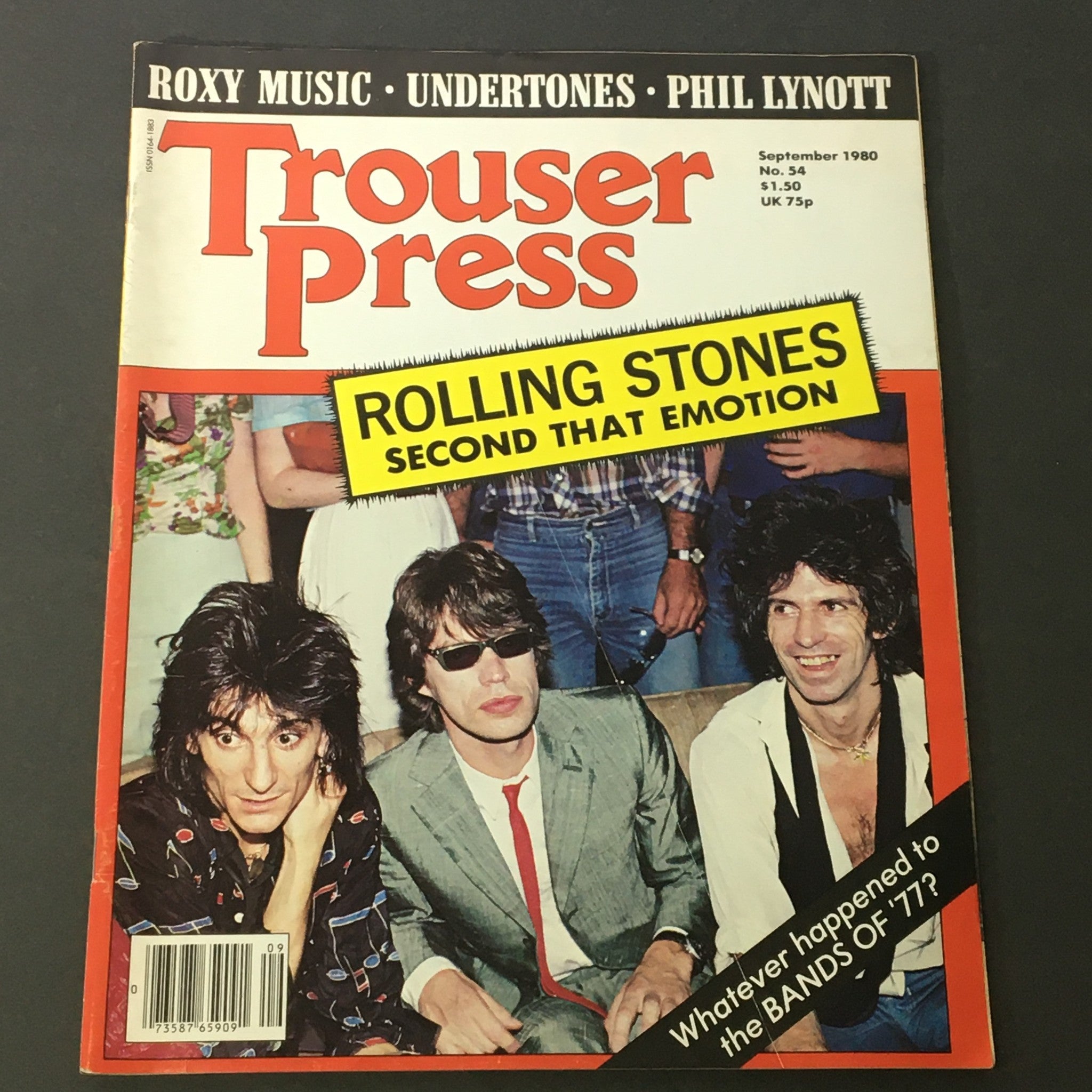 VTG Trouser Press Magazine September 1980 - Rolling Stones / Phil Lynott