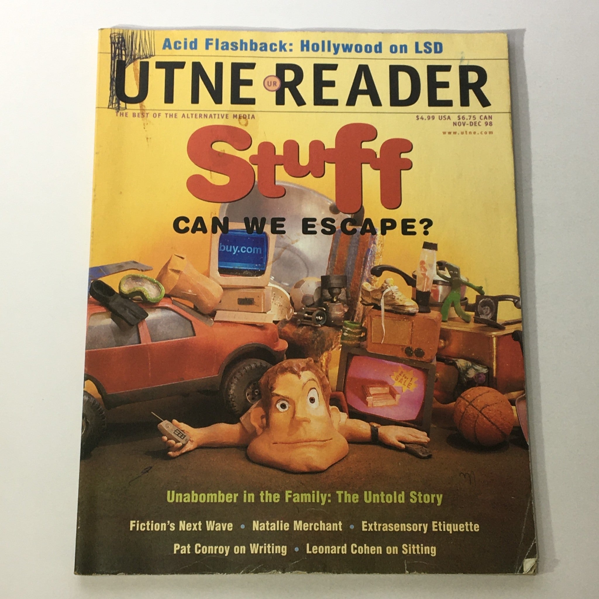 Utne Reader Magazine November December 1998 - Unabomber in the Family Story