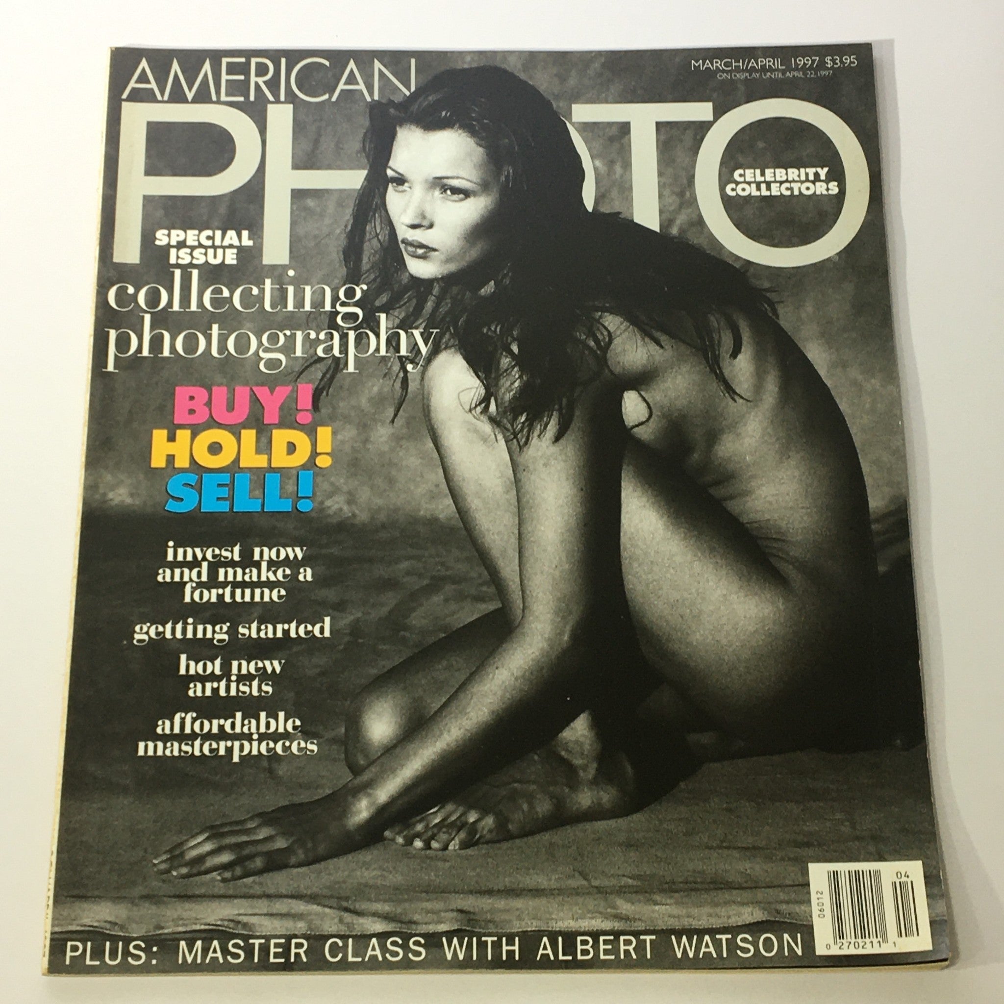 American Photo Magazine March April 1997 - Kate Moss Photograph by Albert Warson