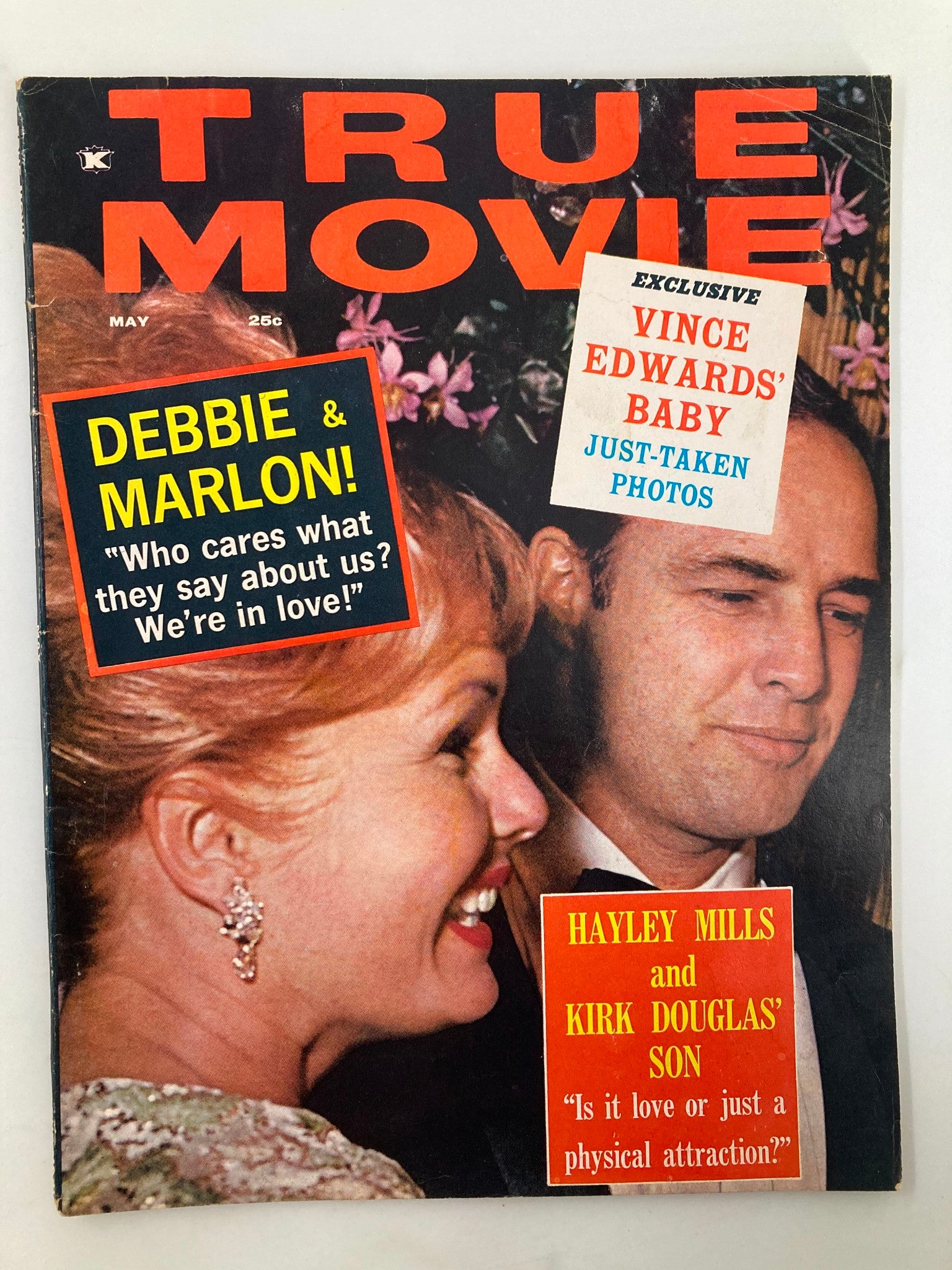 VTG True Movie Magazine May 1963 Debbie Reynolds and Marlon Brando No Label