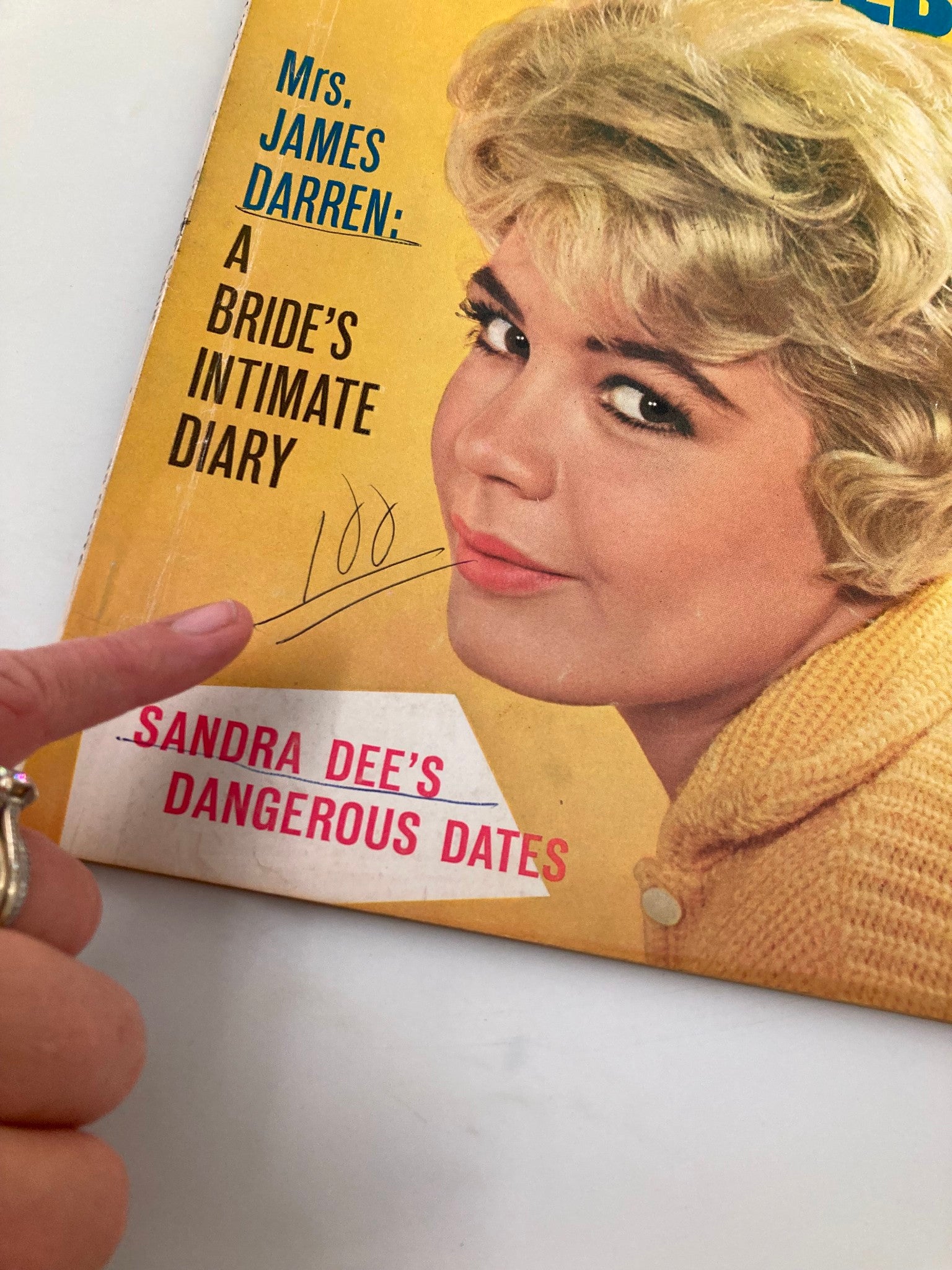 VTG Screen Album Magazine May 1960 Sandra Dee & Mrs. James Darren No Label