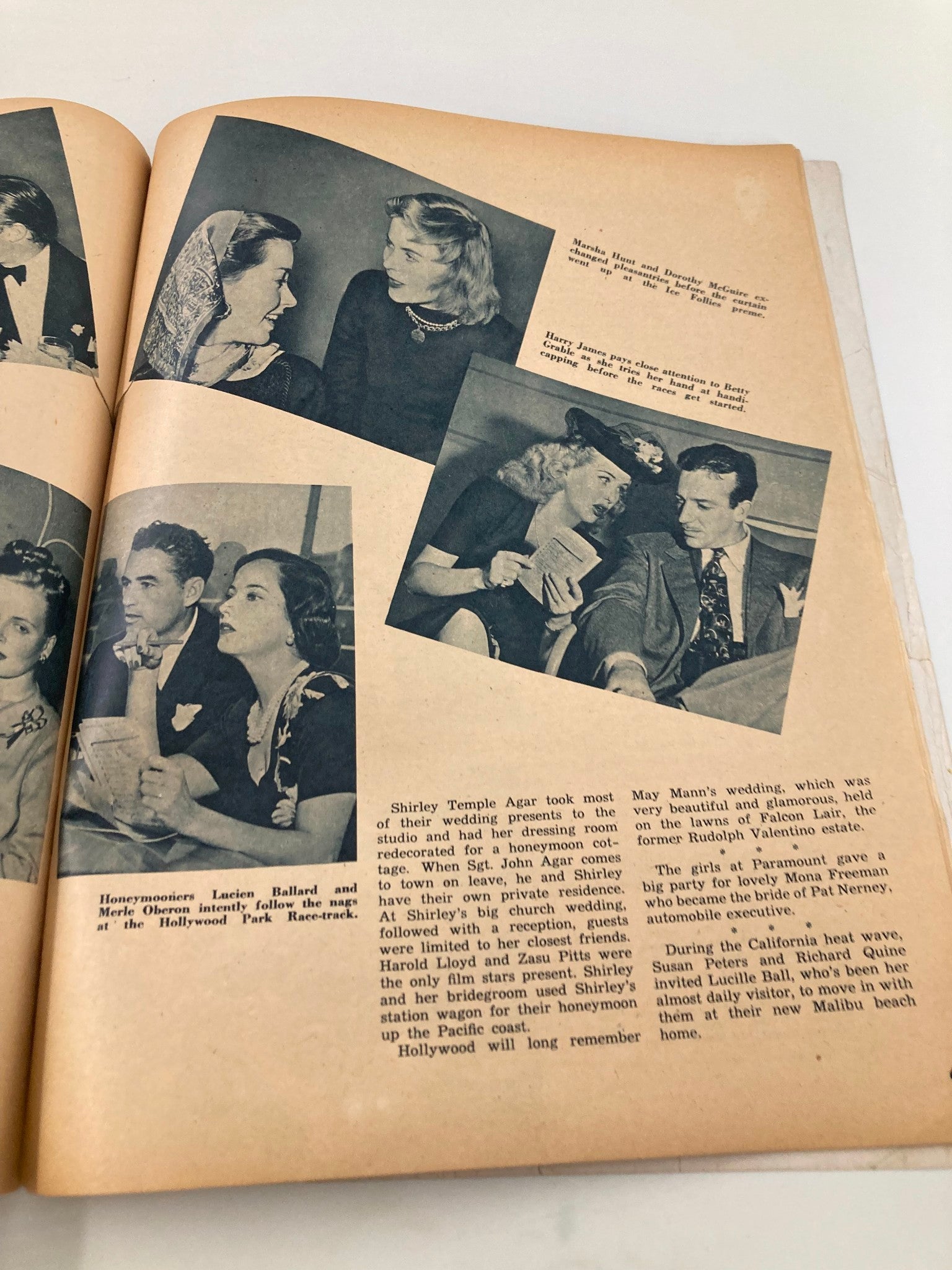 VTG Screen Stars Magazine January 1946 Lauren Bacall & Bill Eythe No Label