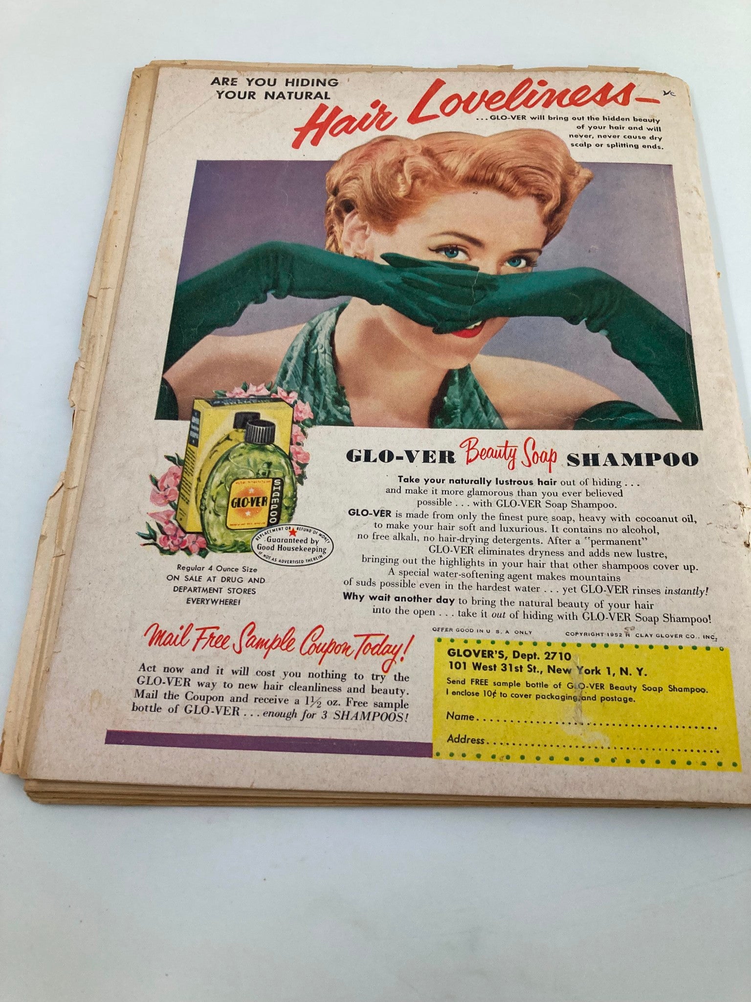 VTG Movie Life Magazine October 1952 Ann Blyth of One Minute to Zero No Label