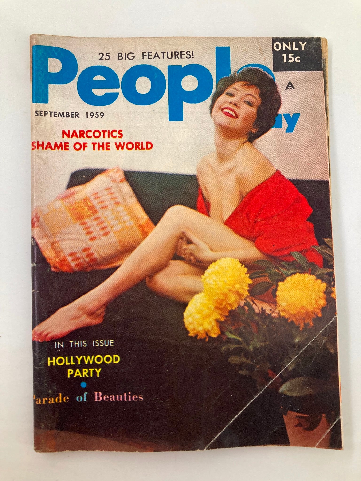 VTG People Today Mini Magazine September 1959 Narcotics Shame of World No Label