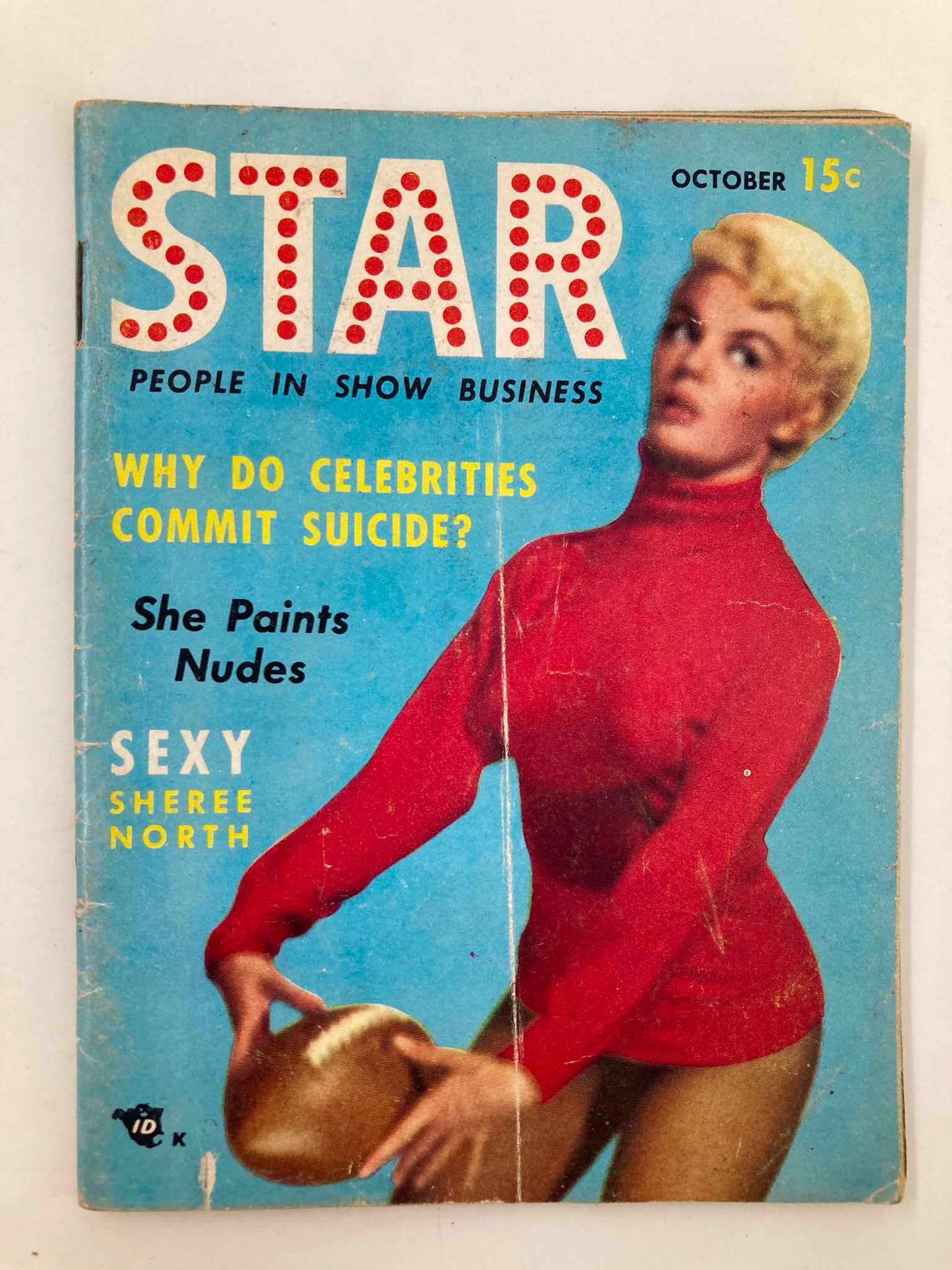 VTG Star Magazine October 1954 Vol. 1 No. 1 The Sexy Sheree North No Label