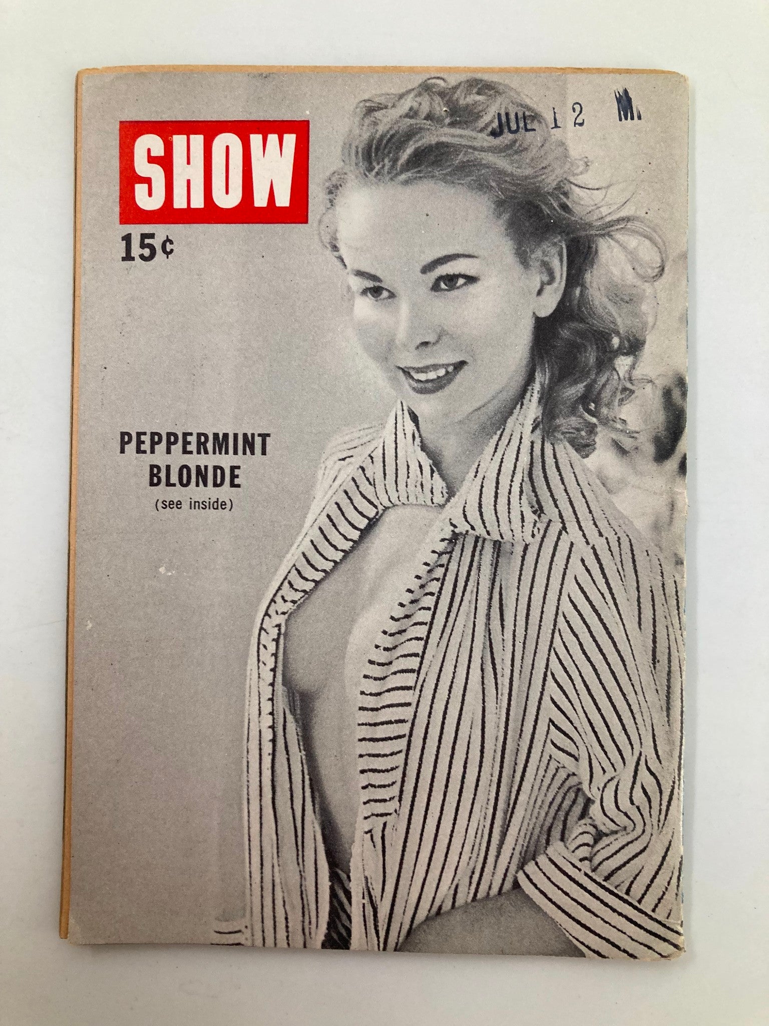 VTG Show Magazine August 1956 Tina Louise and Peppermint Blonde No Label