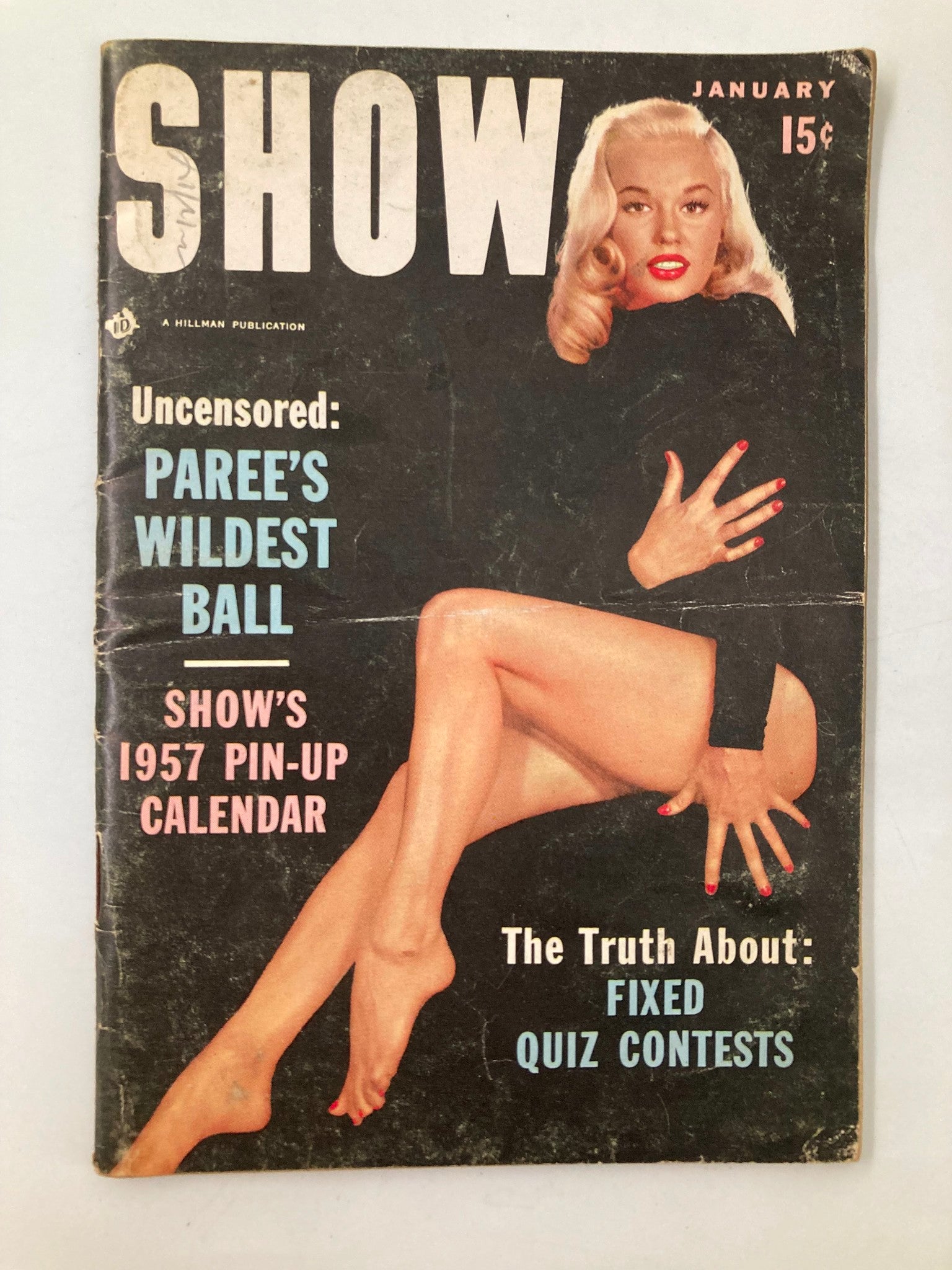 VTG Show Magazine January 1957 Uncensored Paree's Wildest Ball No Label