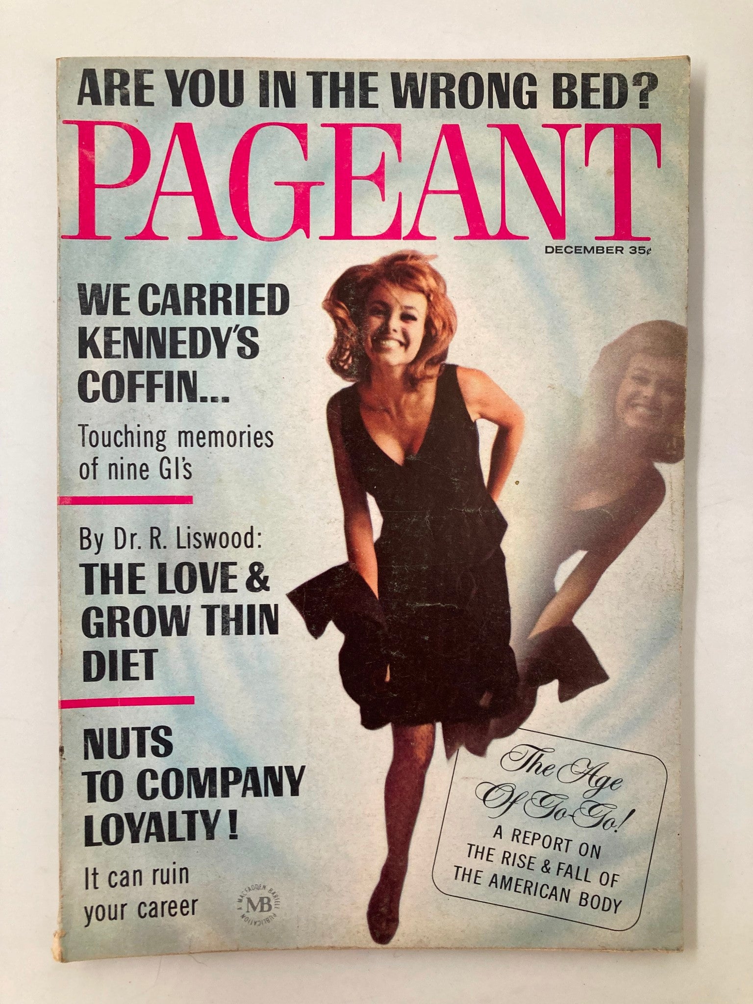 VTG Pageant Magazine December 1965 The Rise & Fall of The American Body No Label