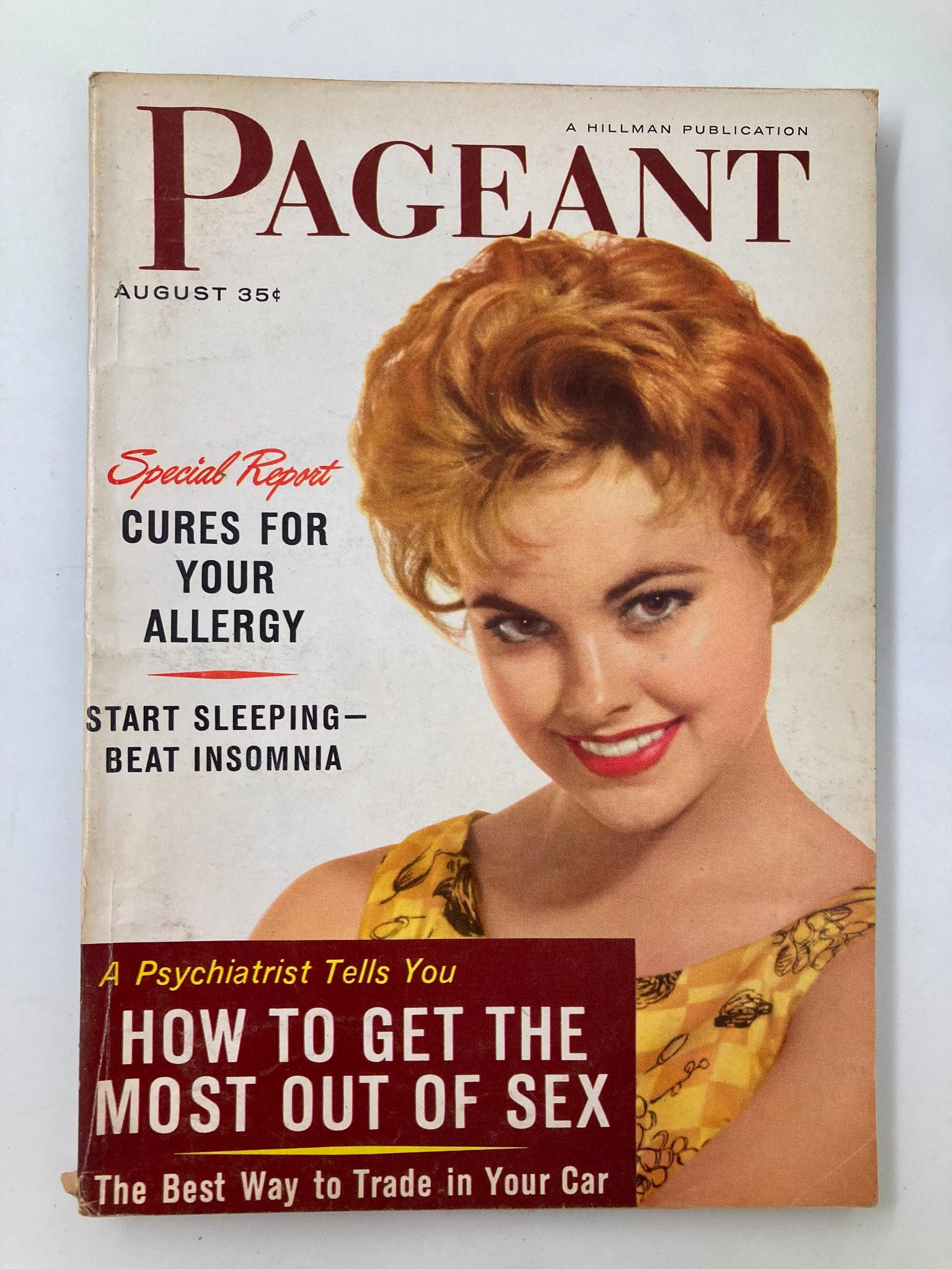 VTG Pageant Magazine August 1960 Start Sleeping - Beat Insomia No Label