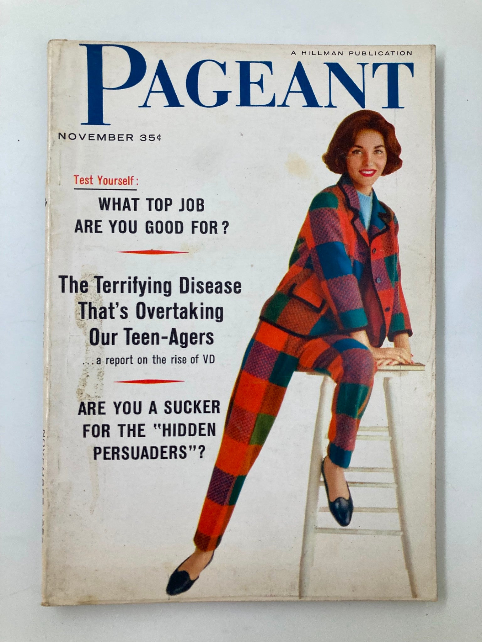 VTG Pageant Magazine November 1959 How Much Can They Make Us Buy No Label