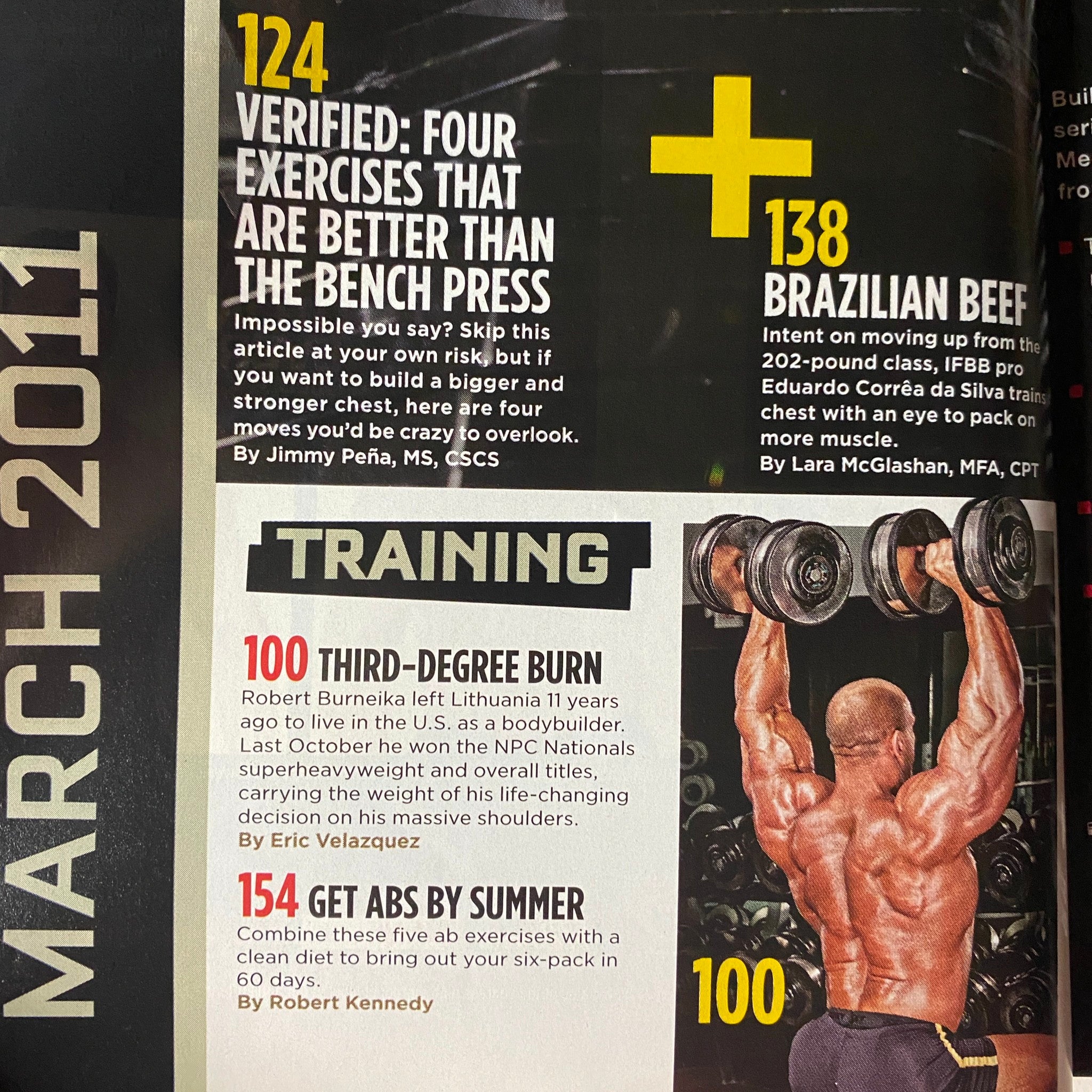 MuscleMag International Magazine March 2011 346 Alvin Small No Label