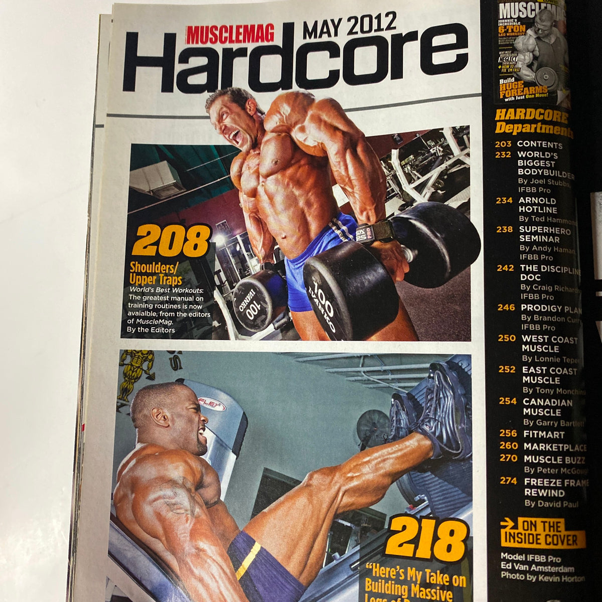 MuscleMag May 2012 Blair Mone Vintage Magazine