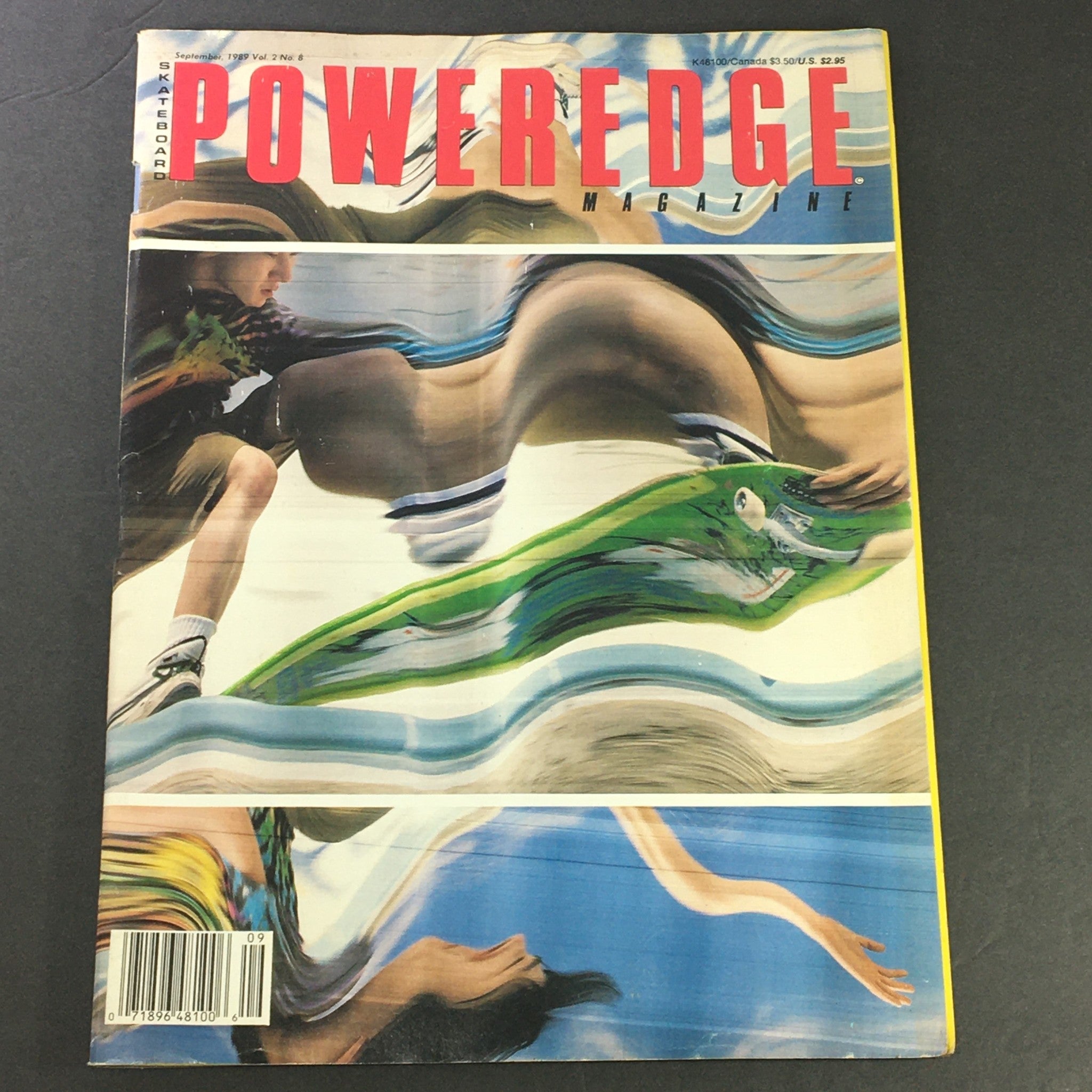 VTG Skateboard Poweredge Magazine September 1989 Vol 2 #8 - Rodney Mullen Cover