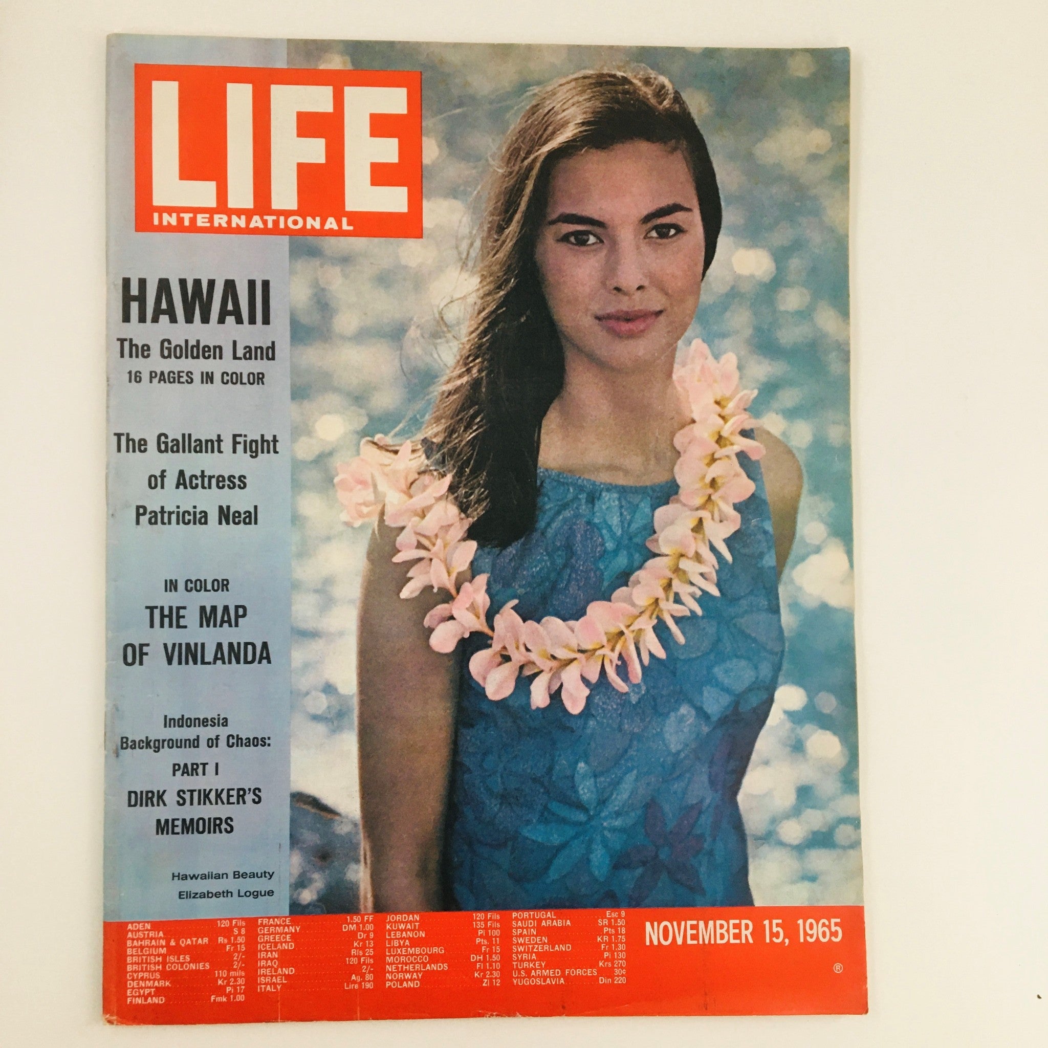 Life International Magazine November 15 1965 Hawaii, The Golden Land No Label