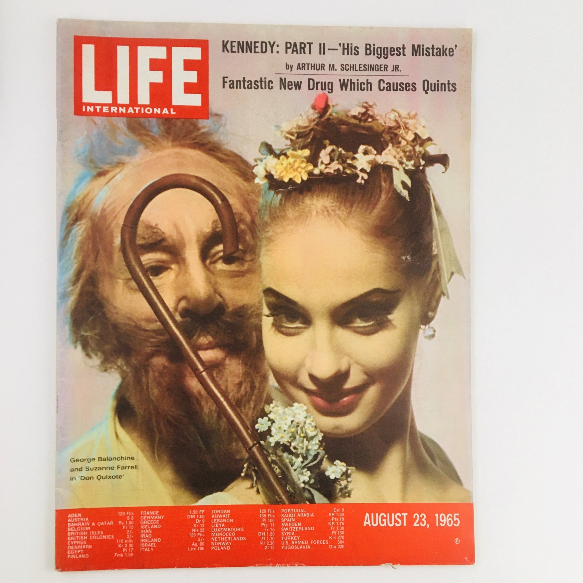 Life International Magazine August 23 1965 George Balanchine & Suzanne Farrell