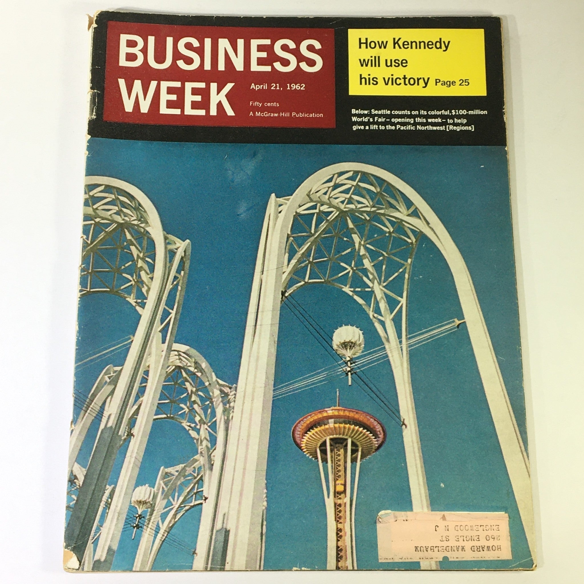 VTG Business Week Magazine April 21 1962 - John F. Kennedy / Pacific Northwest