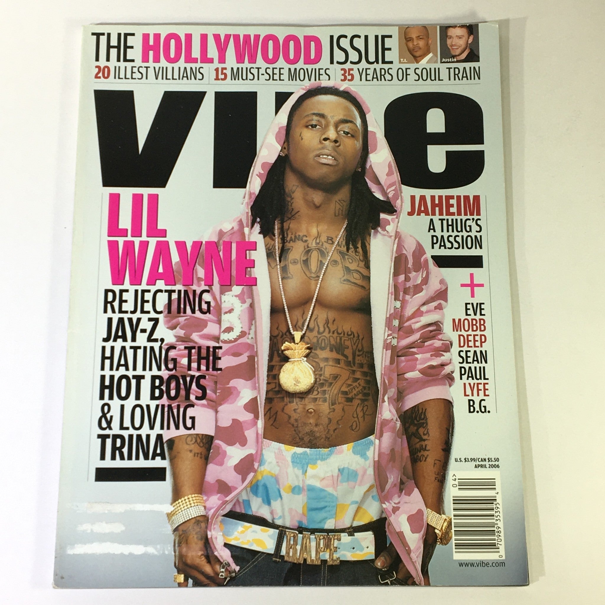 VIBE Magazine April 2006 - Lil Wayne, Jay-Z, Mobb Deep & Justin Timberlake