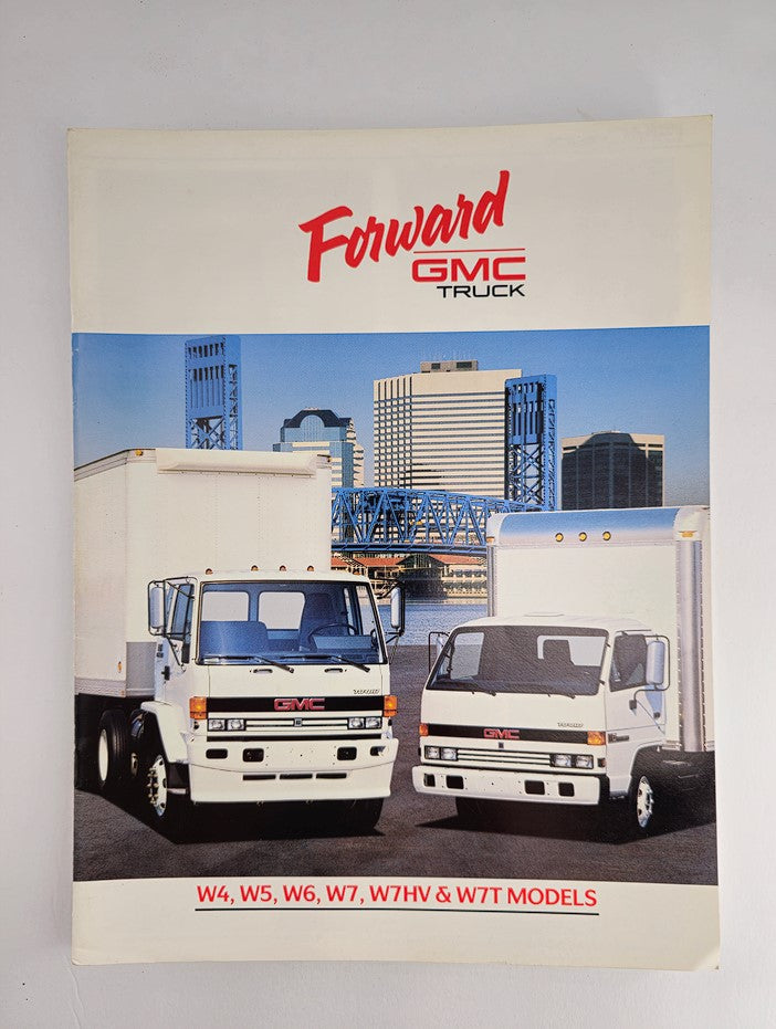 1989 GMC Truck W4 W5 W6 W7 W7HV W7T Models Forward Van Brochure Catalog