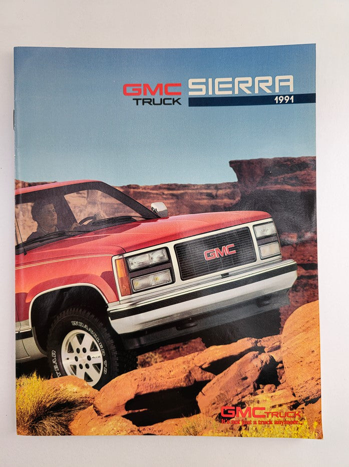 1991 GMC Truck Sierra Original Car Sale Brochure Catalog