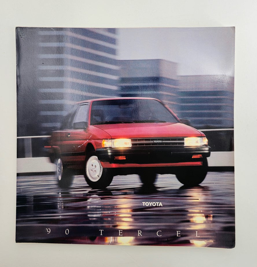 1990 Toyota Tercel Subcompact Car Sale Catalog Brochure