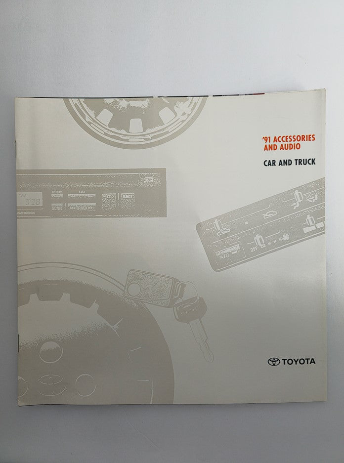 1991 Toyota Accessories and Audio Car and Truck Sale Catalog Brochure