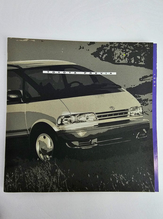 1994 Toyota Previa Minivan Car Sale Catalog Brochure