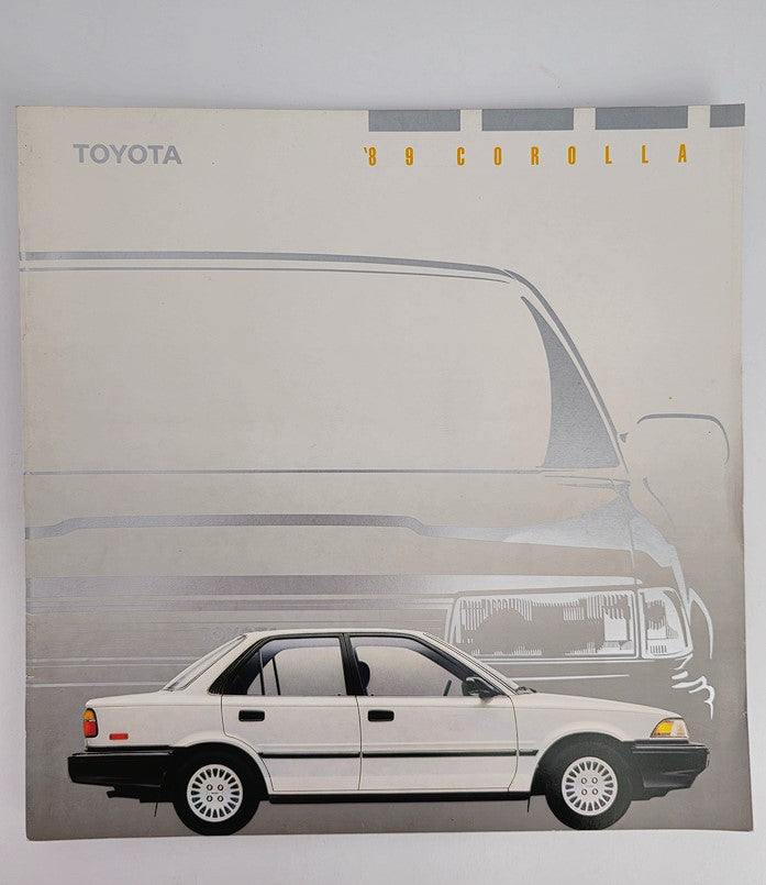 1989 Toyota Corolla The 90-Series Car Sale Brochure Catalog