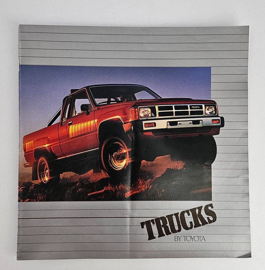 1984 Toyota Truck Models Sale Brochure Catalog