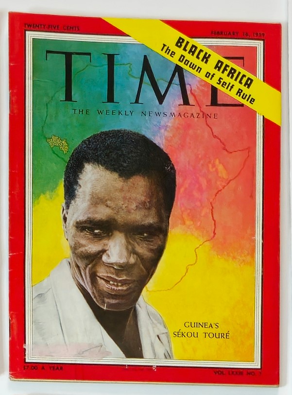 VTG Time Magazine February 16 1959 Vol 73 #7 Ahmed Sékou Touré