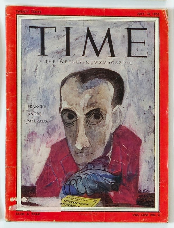 VTG Time Magazine July 18 1955 Vol 66 #3 France's Andre Malraux