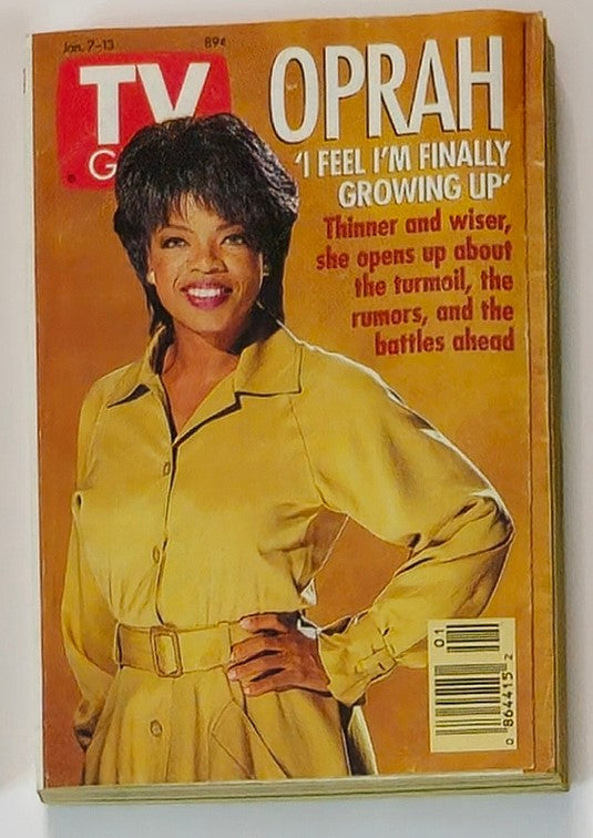 TV Guide Magazine January 7 1995 Oprah Winfrey No Label Rochester Edition