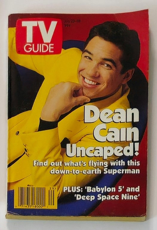 TV Guide Magazine July 22 1995 Dean Cain Uncaped No Label Rochester Edition