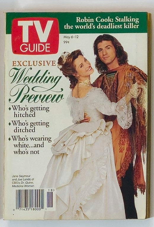 TV Guide Magazine May 6 1995 Jane Seymour & Joe Lando No Label Rochester Edition